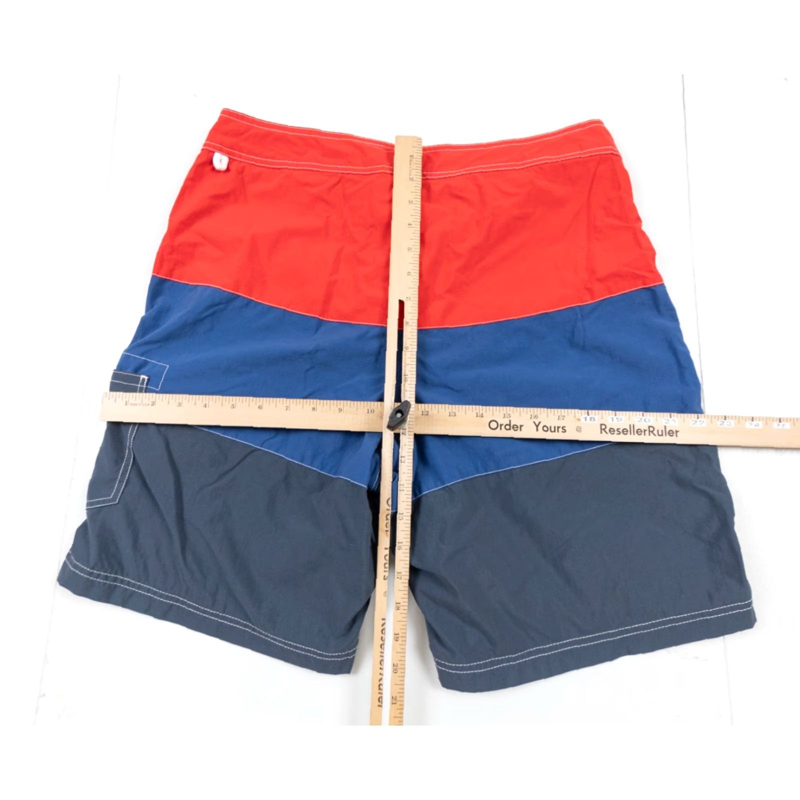 J.Crew J.CREW Men's Board Shorts 33 Blue Colorblock Swimwear Casual Outdoor Surf Size US 33 - 7 Thumbnail