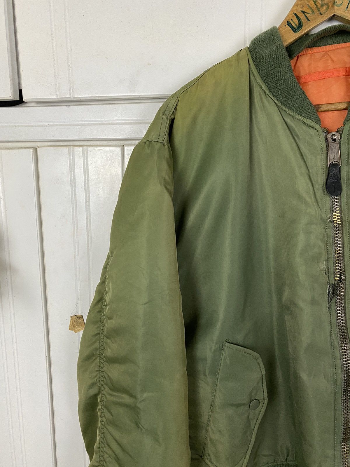 Alpha Industries ✅️Vintage Bomber Jacket Alpha Industries Size US XL / EU 56 / 4 - 6 Thumbnail
