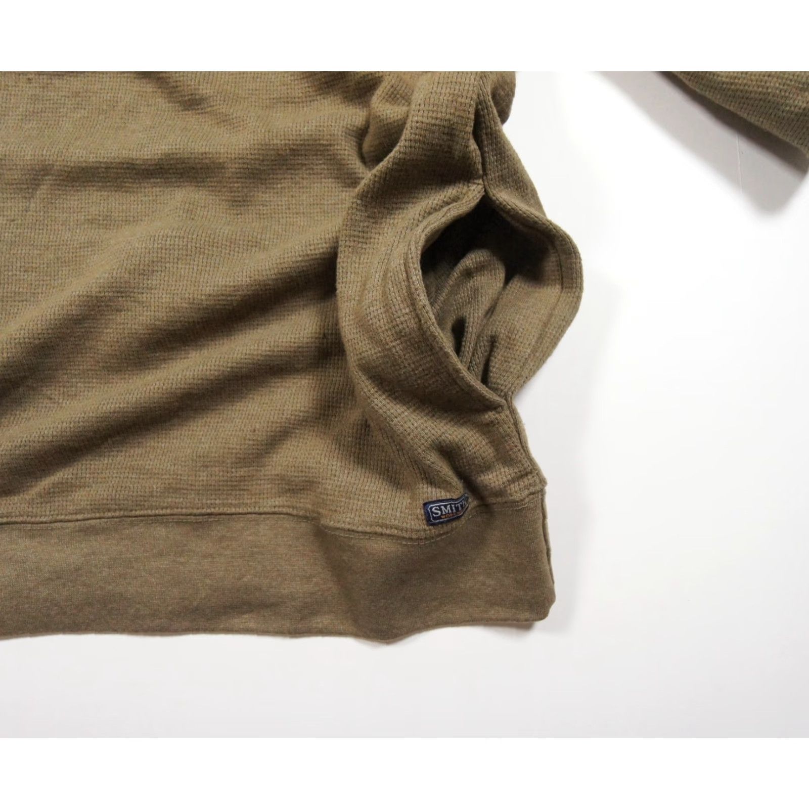 Vintage Smiths Workwear Sweater Mens Medium Green 1/4 Zip Pullover Mock Neck Shirt Size US M / EU 48-50 / 2 - 6 Thumbnail