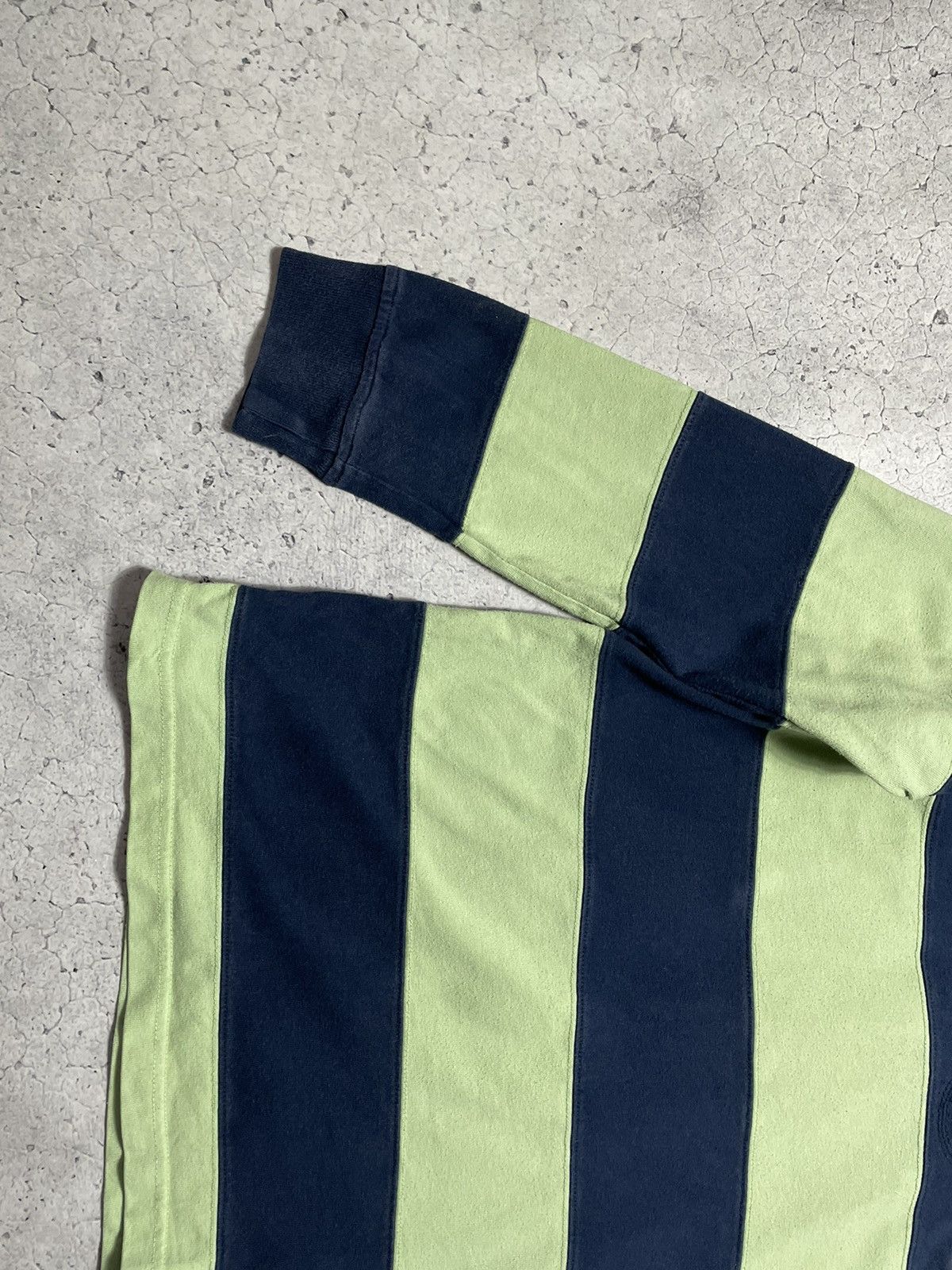 Tommy Hilfiger × Vintage Vintage 90s Tommy Hilfiger Striped Longsleeve Rugby Y2K #8 Size US L / EU 52-54 / 3 - 3 Thumbnail