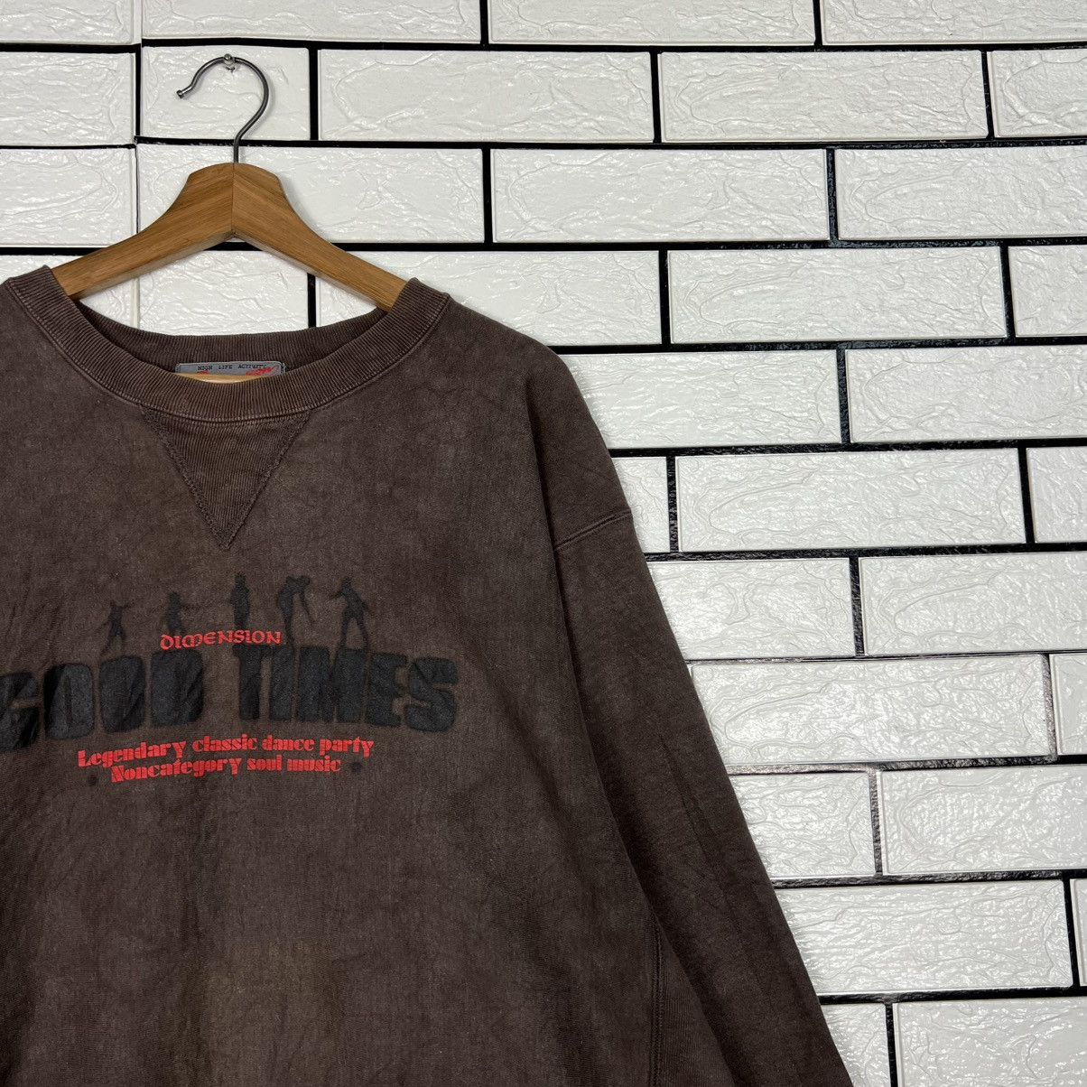 Japanese Brand DIMENSION GOOD TIMES Classic Dance Sweatshirt #4174-C191 Size US XL / EU 56 / 4 - 5 Thumbnail