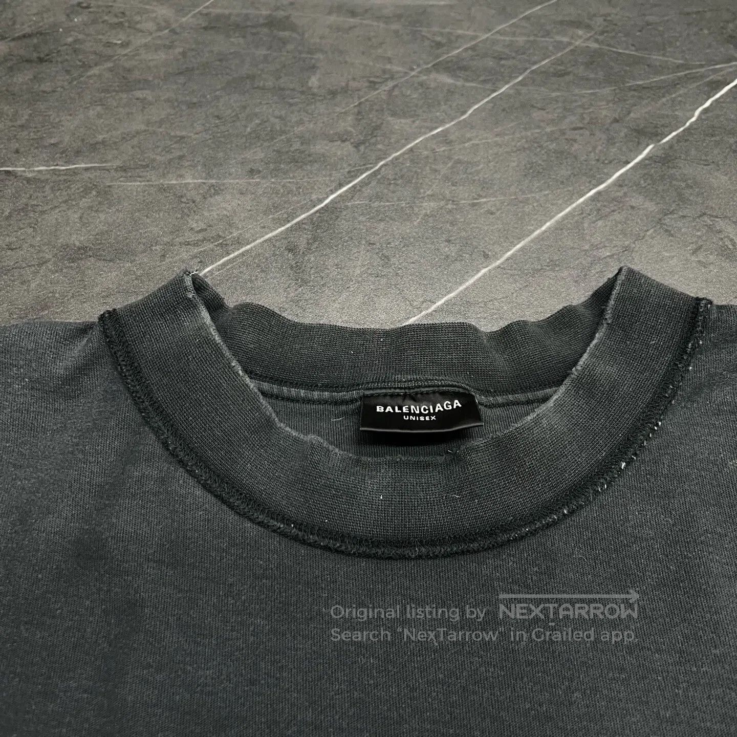 Balenciaga Balenciaga Distressed short-sleeve| Size US M / EU 48-50 / 2 - 4 Thumbnail