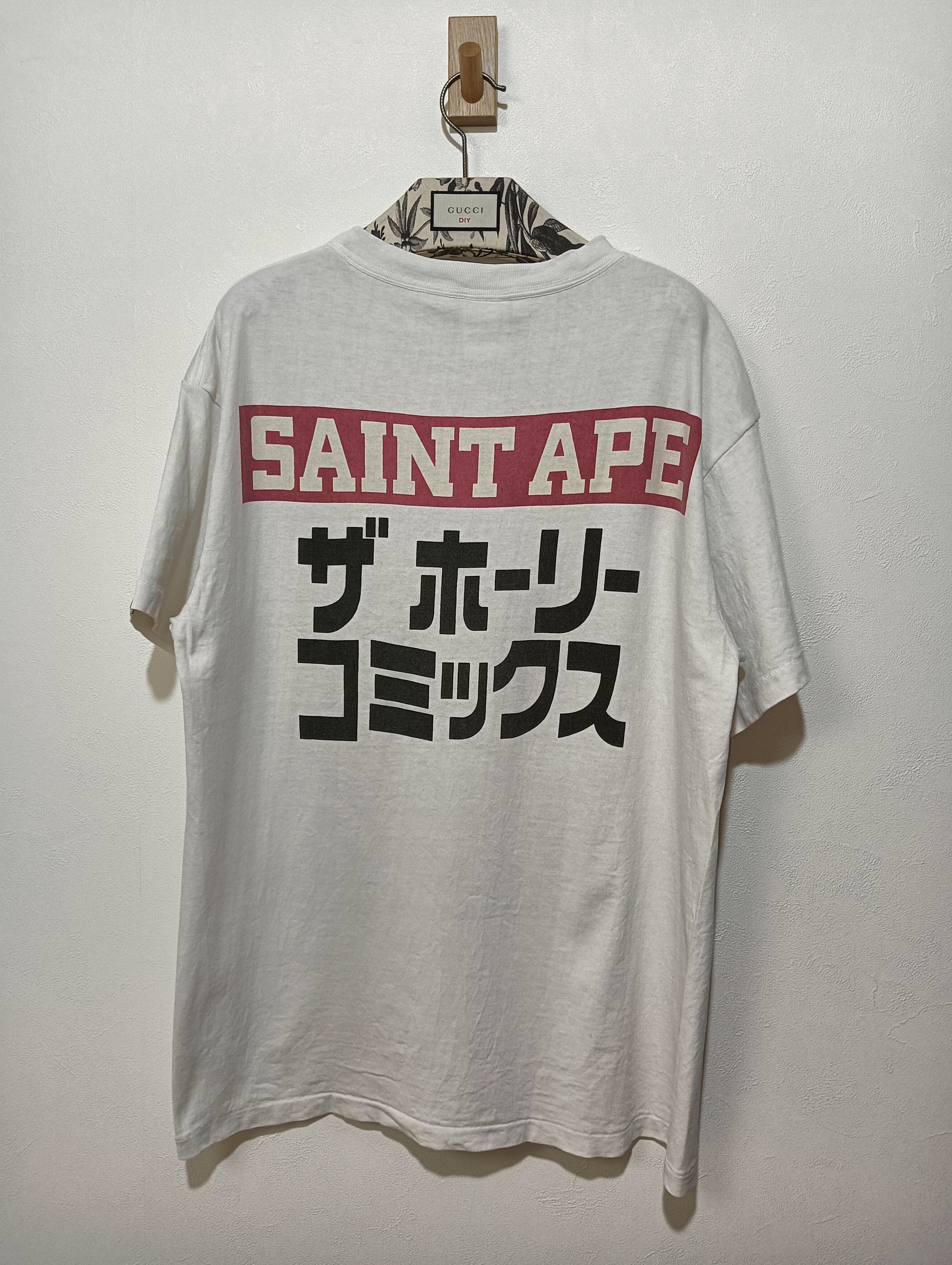 Bape × Saint Michael Saint Ape Tee Size US M / EU 48-50 / 2 - 2 Thumbnail
