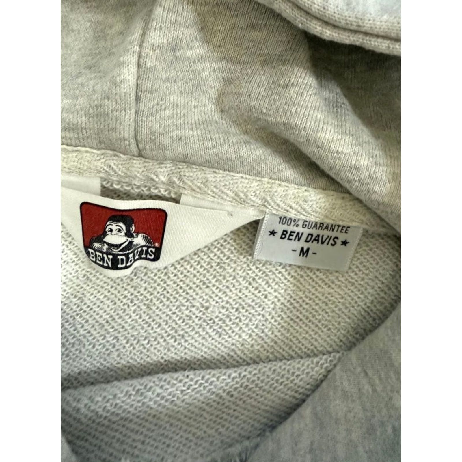 Ben Davis VINTAGE Ben Davis Sweat Hoodie Gray Size M Hood Men's Casual Embroidered Logo Reverse Weave Streetwear 90s Size US M / EU 48-50 / 2 - 2 Thumbnail