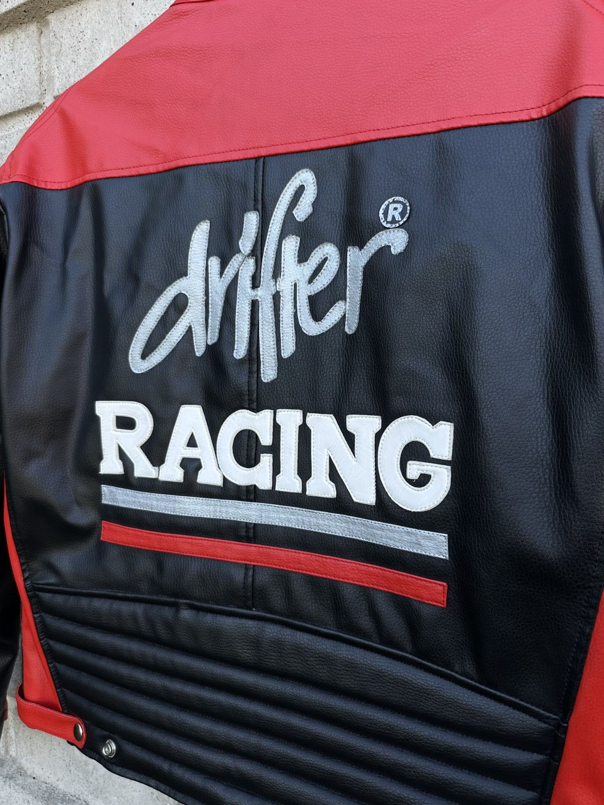 DRIFTER Black, red, leather motorcycle, racing jacket Drifter, size S Size US S / EU 44-46 / 1 - 8 Thumbnail