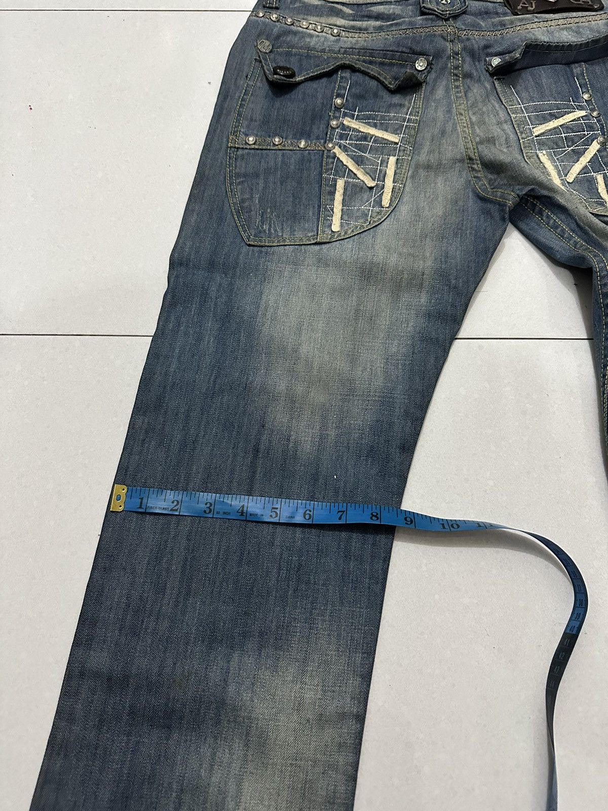Armani VTG All ARMANI Collection Distressed Denim Size US 31 - 24 Thumbnail