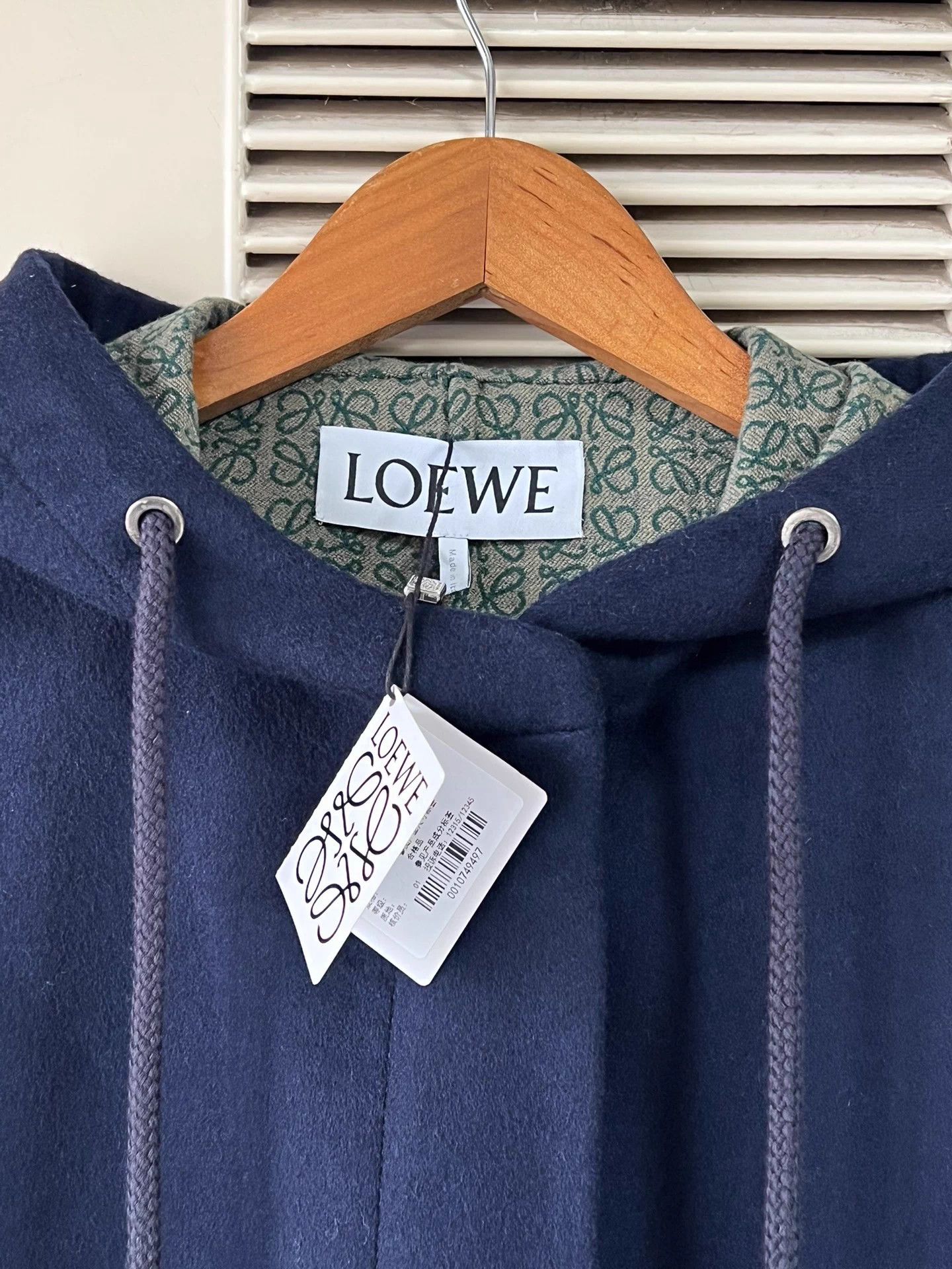 Loewe LOEWE wool short jacket logo lined 34 new w/ tags Size XS / US 0-2 / IT 36-38 - 4 Thumbnail