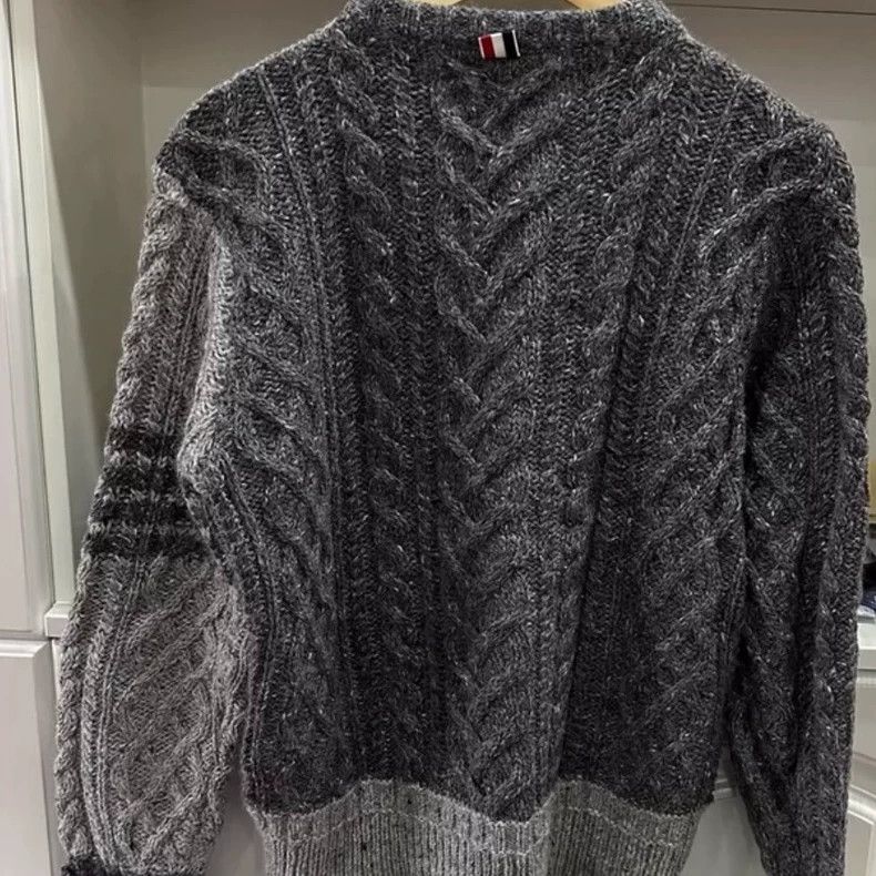 Thom Browne Thom browne Sheep and horse hair sea hair hemp knitted swea Size US XL / EU 56 / 4 - 2 Thumbnail