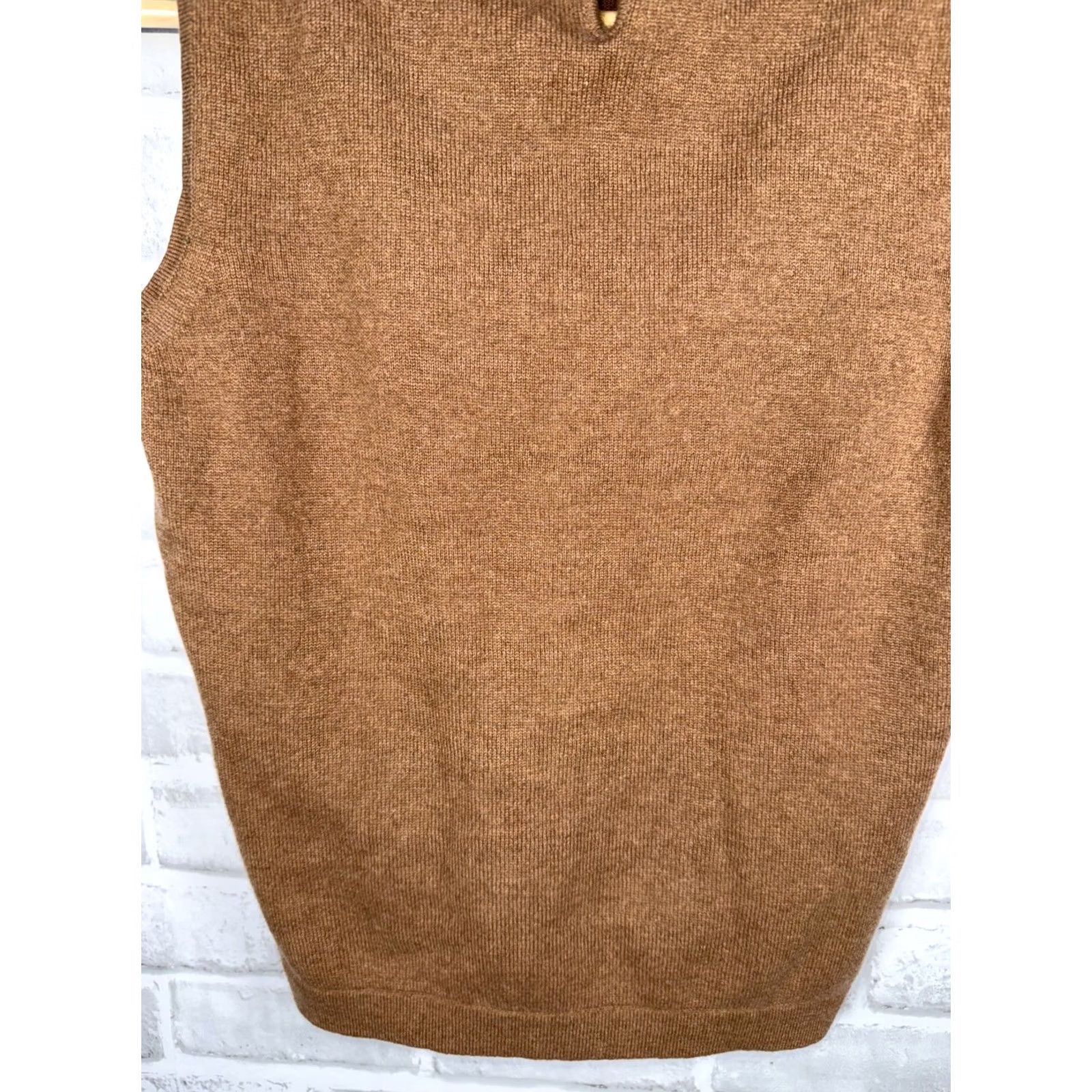 Vintage VINTAGE MARIA SARTINI Cashmere Brown Sweater Vest Womens XS ITALY Sweater Vest Women XS Brown Cashmere Womens XS Italy Size XS / US 0-2 / IT 36-38 - 4 Thumbnail