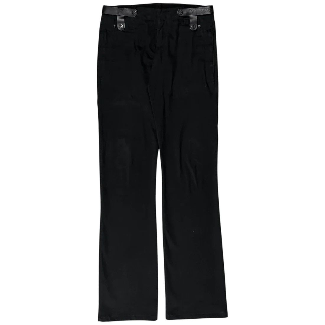 Dirk Bikkembergs Dirk Bikkembergs Leather Harness Moleskin Pants Size US 33 - 1 Thumbnail