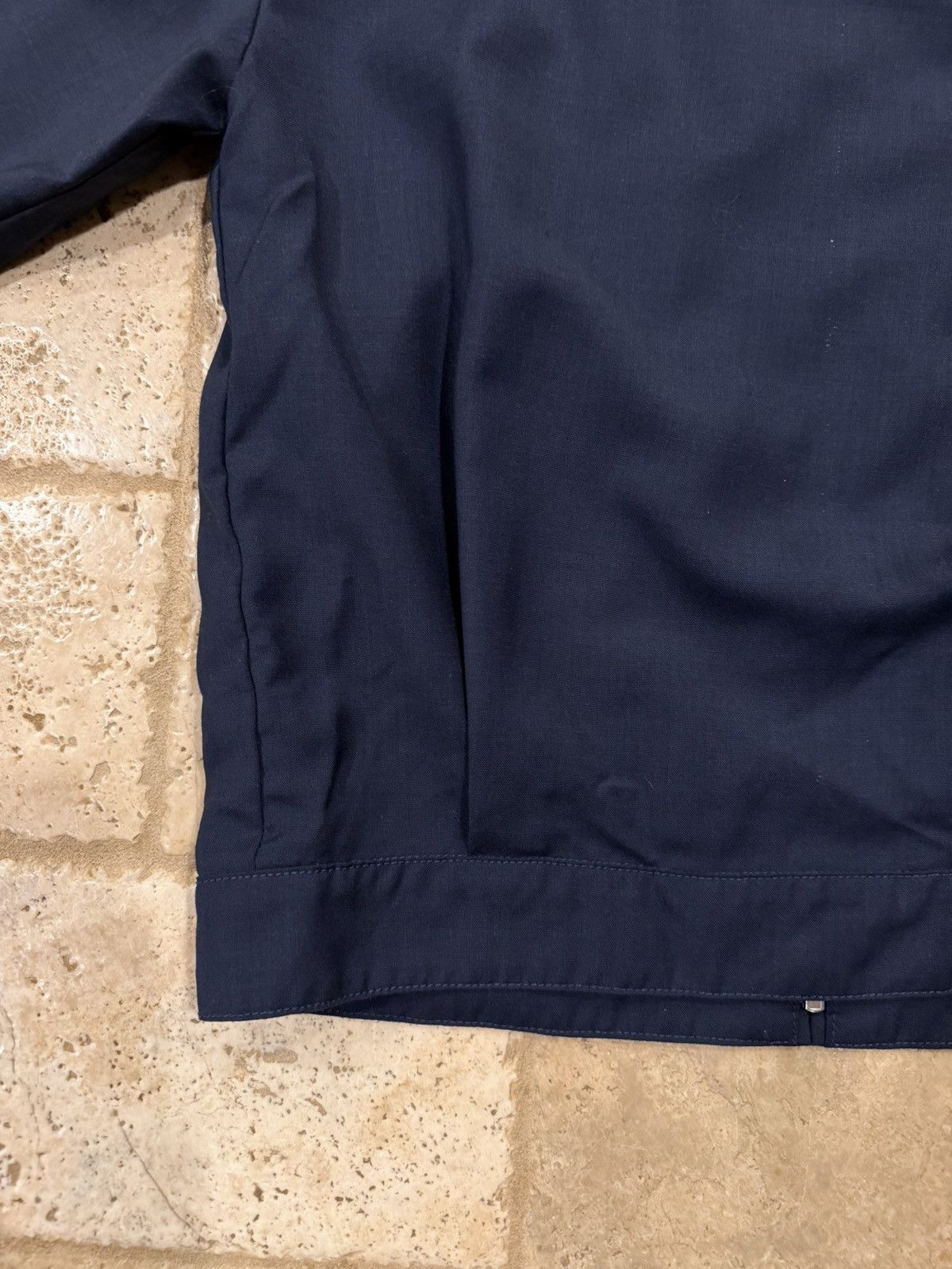 Miu Miu Miu Miu Mohair Blouson Zip Bomber Navy Blue Light Jacket Size XS / US 0-2 / IT 36-38 - 13 Thumbnail