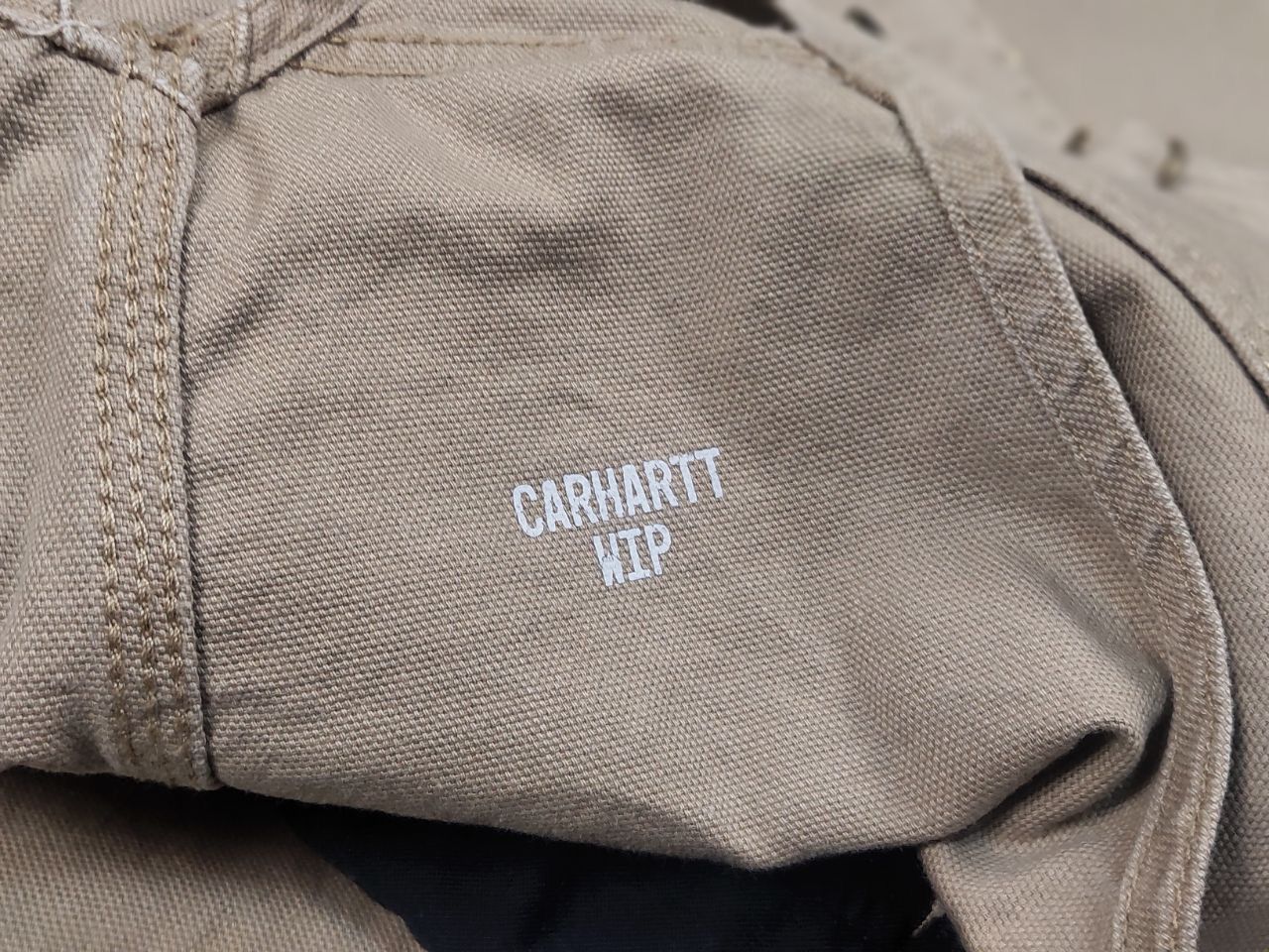 Carhartt Carhartt Wip bib overall w Canvas Beige Suit Vintage Style Size 32" / US 10 / IT 46 - 12 Thumbnail