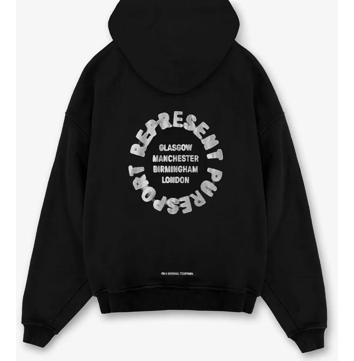 Represent Clo. Represent Clo hoodie men centr logo XL black Size US XL / EU 56 / 4 - 1 Thumbnail