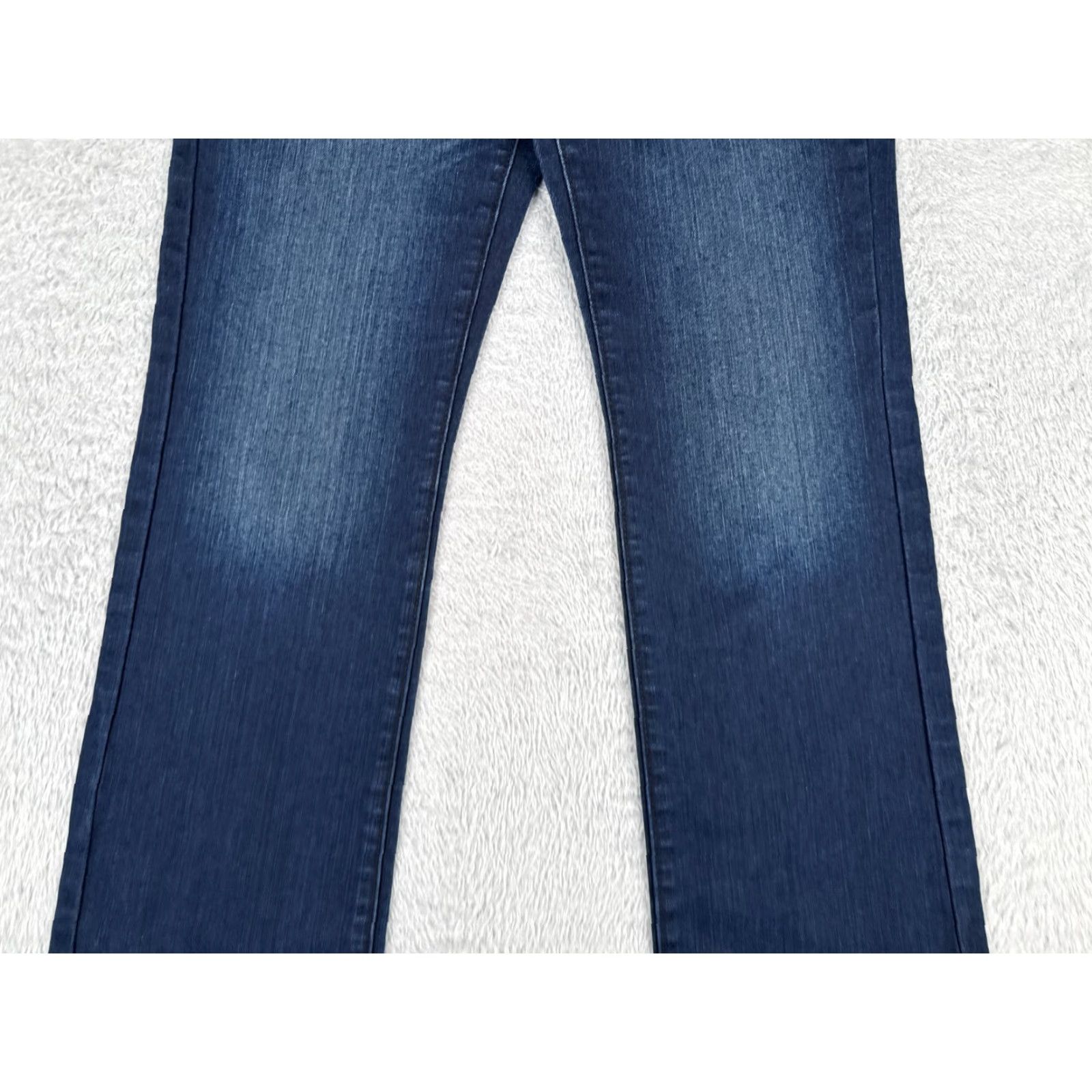 Denime Cinch Jeans Womens Bootcut Jeans 0 Blue Denim 26x33 Embroidered 5-Pocket Stretch Regular Inseam 33 Cotton Dark Denim Bagged? Size 25" / US 0 / IT 36 - 3 Thumbnail