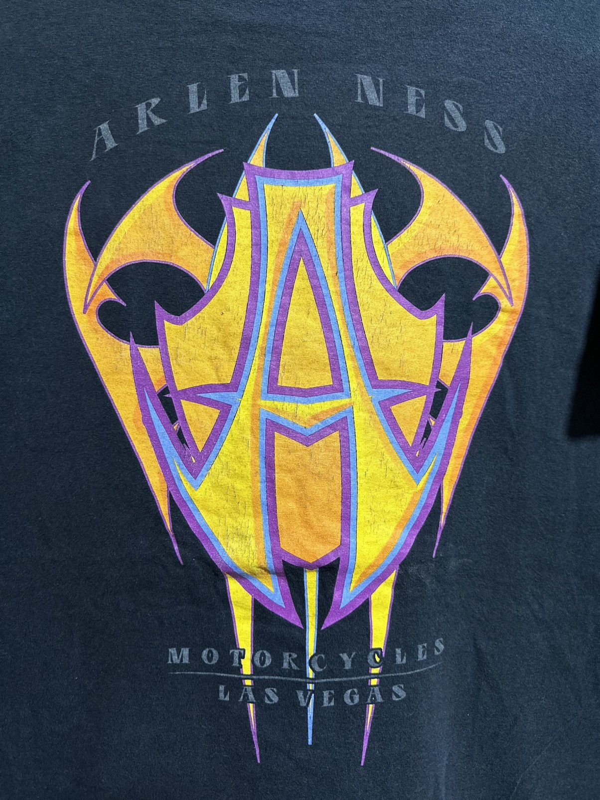 Gildan Vintage Arlen Ness Tattoo Racing Faded Tee Size US L / EU 52-54 / 3 - 2 Thumbnail
