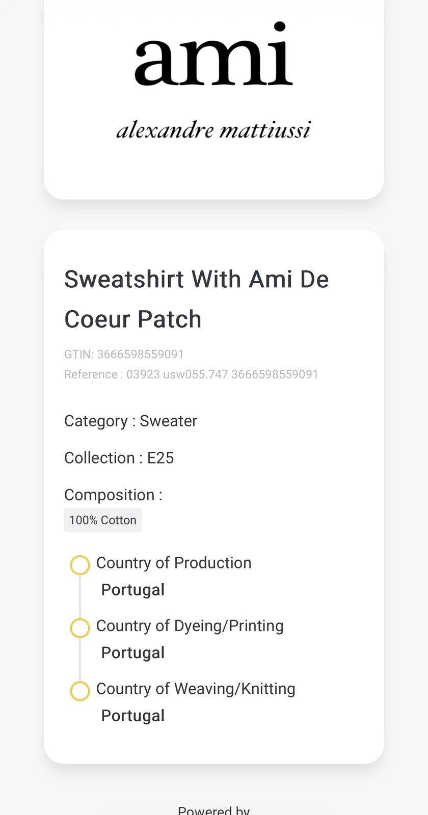 AMI AMI Paris Ami de Coeur Patch Sweatshirt Beige Size M Size US M / EU 48-50 / 2 - 18 Thumbnail