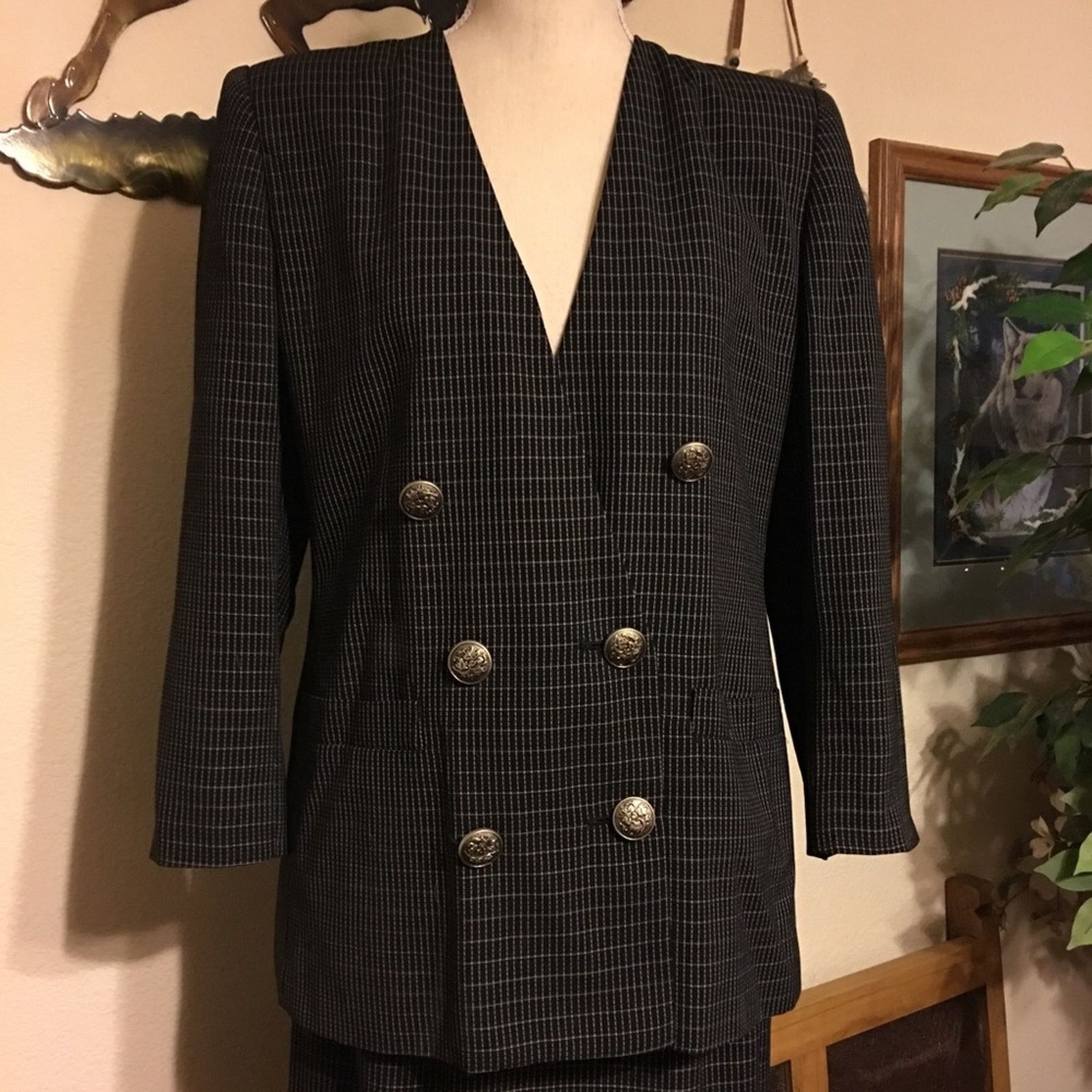 Vintage Executive Collection professional skirt set 8P Size M / US 6-8 / IT 42-44 - 2 Thumbnail