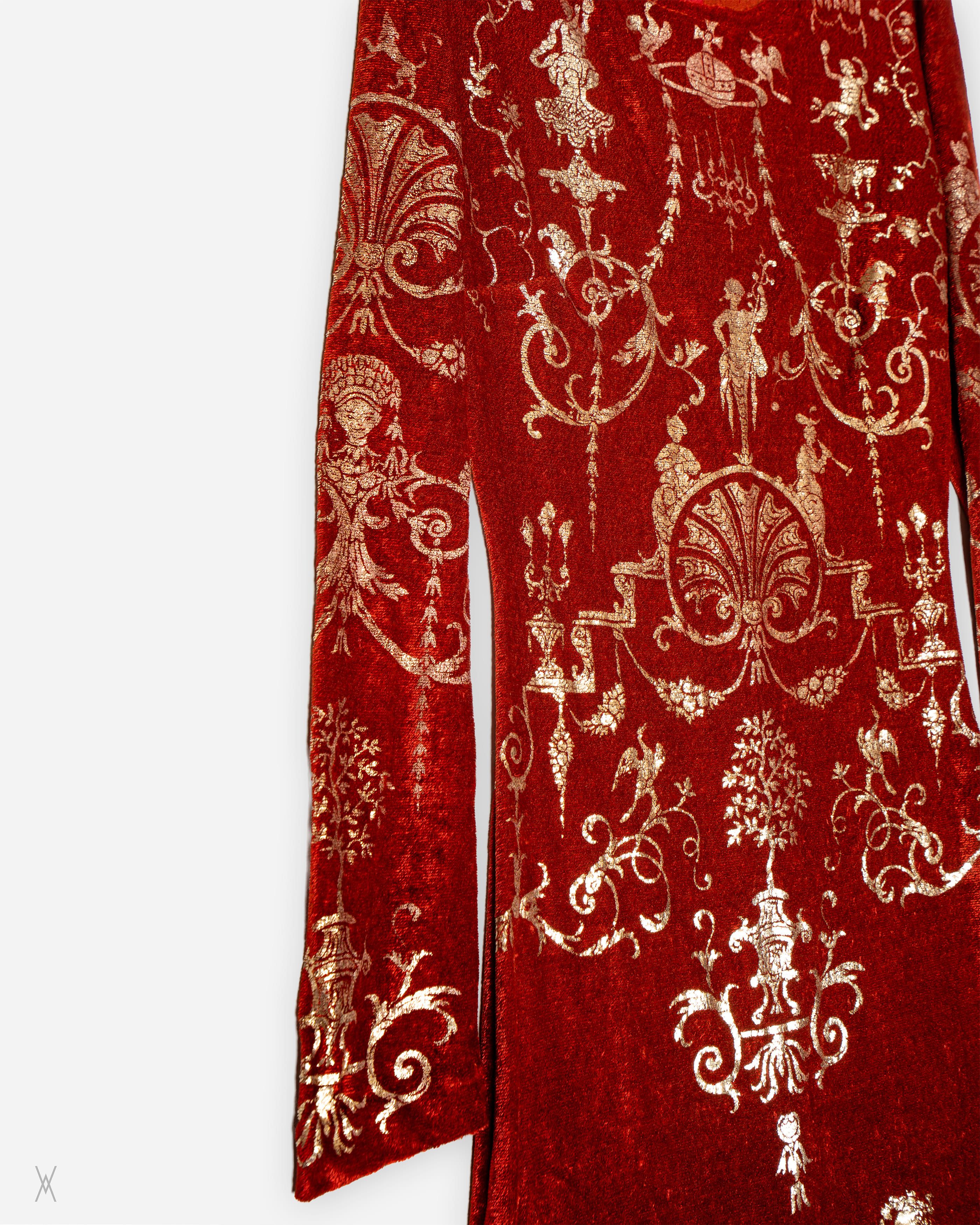 Vivienne Westwood Boulle Velvet Dress — Autumn/Winter 1990–1991 Size M / US 6-8 / IT 42-44 - 5 Thumbnail