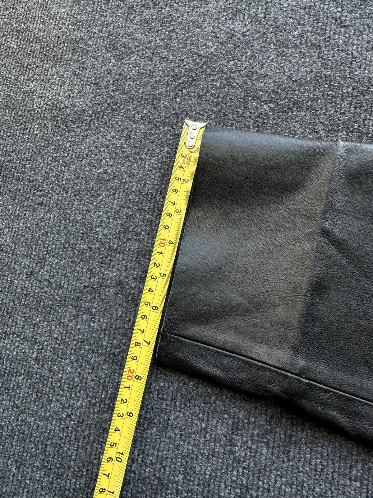 Leather 🚨GRAIL LEATHER PANTS RACING VNTG Cowboy Biker Leather Pants Size US 30 / EU 46 - 15 Thumbnail