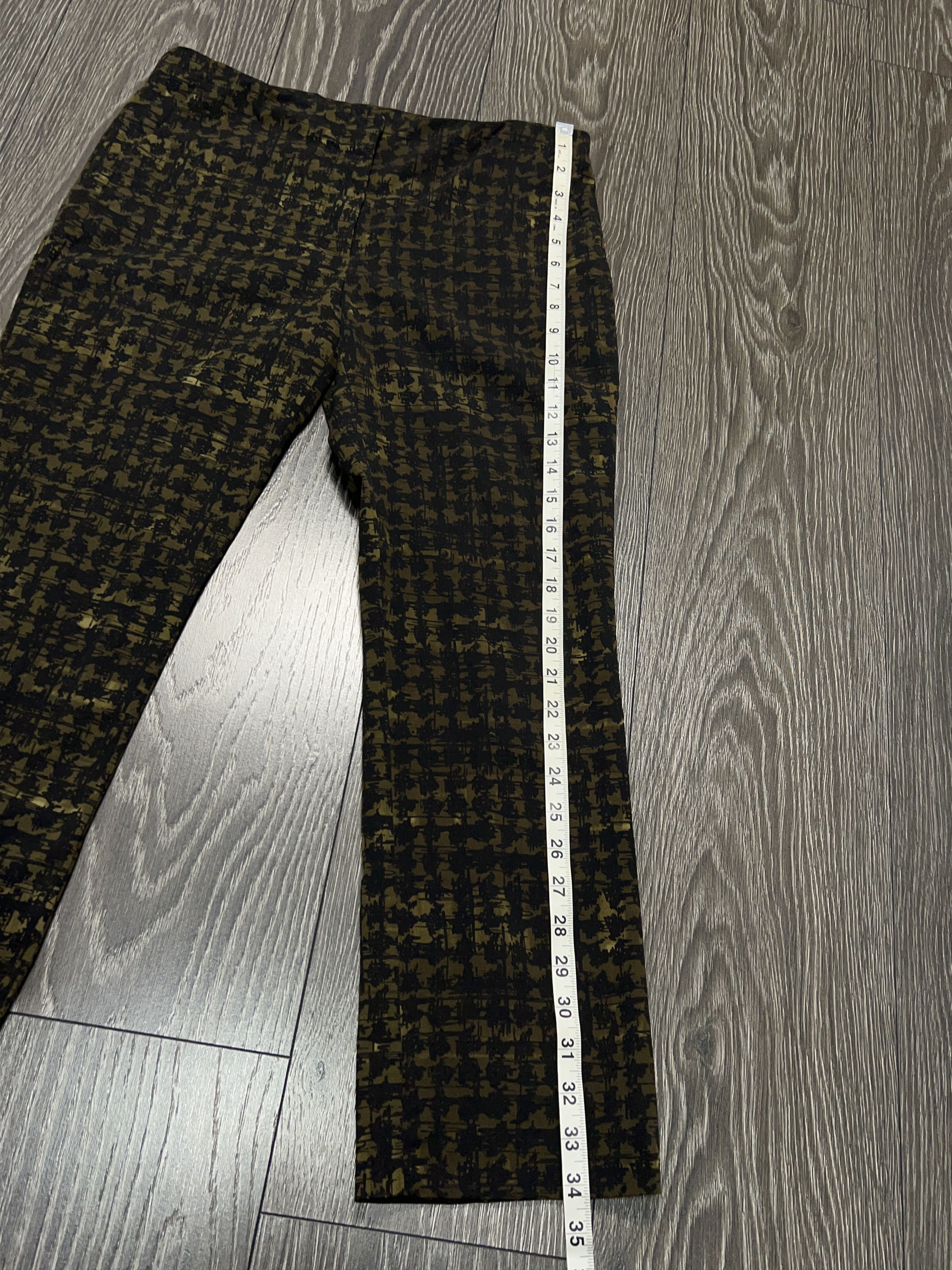 Prada Designer Abstract Houndstooth Print Pants Formal Trousers Size 28" / US 6 / IT 42 - 12 Thumbnail