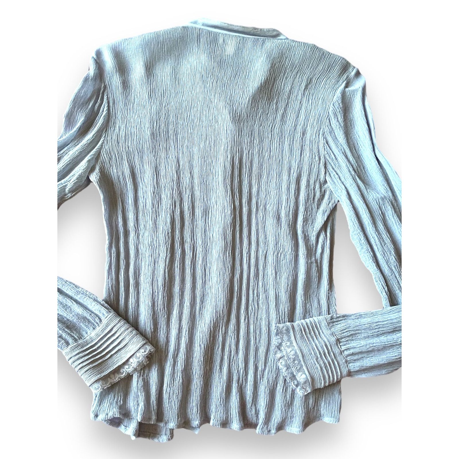 Ann Taylor Women’s Pretty Ann Taylor 100% Silk Blouse | Size 2 Size XS / US 0-2 / IT 36-38 - 5 Thumbnail