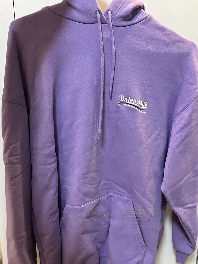 Balenciaga Balenciaga Coke hoodie, purple Size US L / EU 52-54 / 3 - 1 Thumbnail