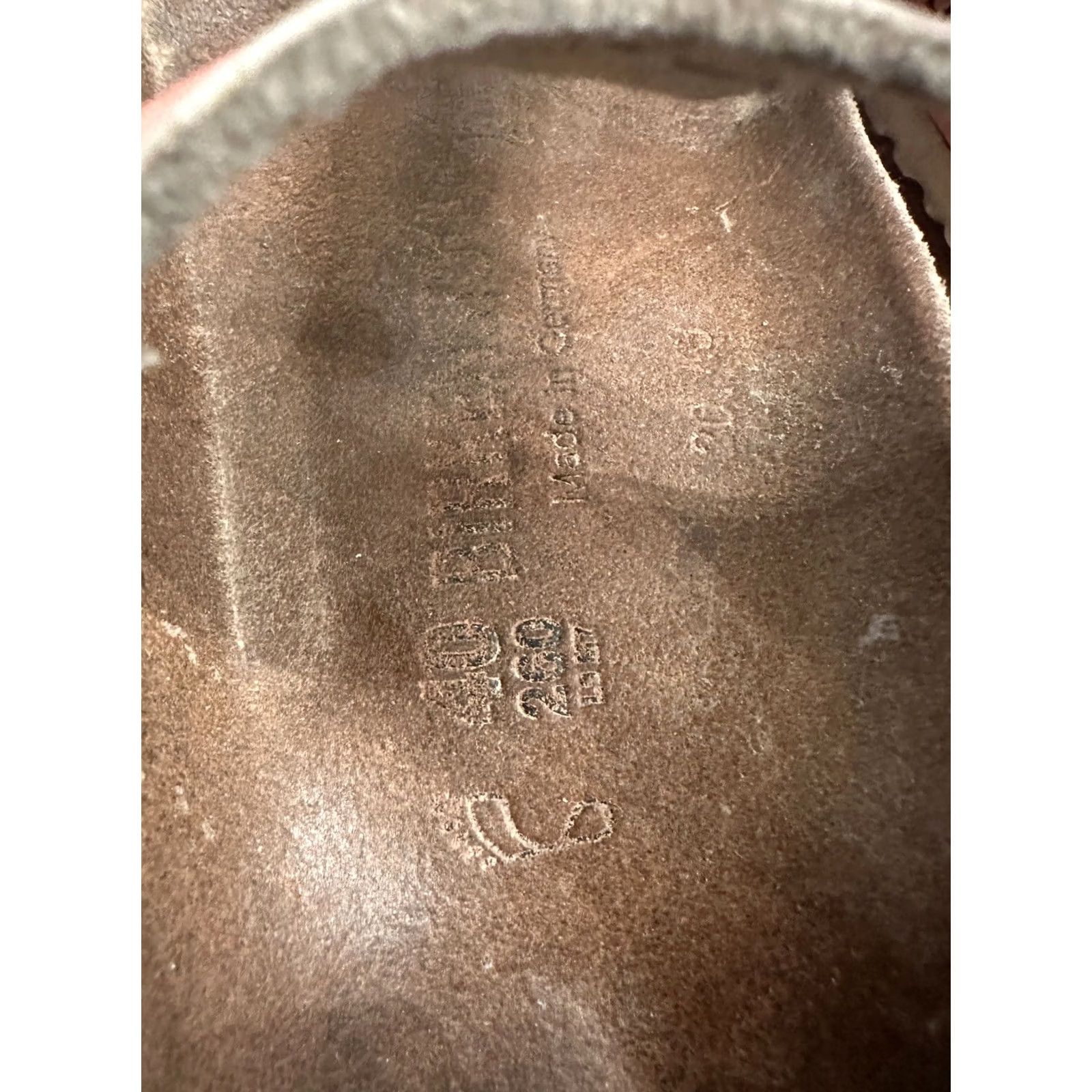 Birkenstock VINTAGE Birkenstock Gizeh Sandals Sandal Women Size 40 Pink Orange Outdoor Womens Flat Suede Leather Slip-On Brown/Pink (if applicable) Size US 9 / IT 39 - 2 Thumbnail