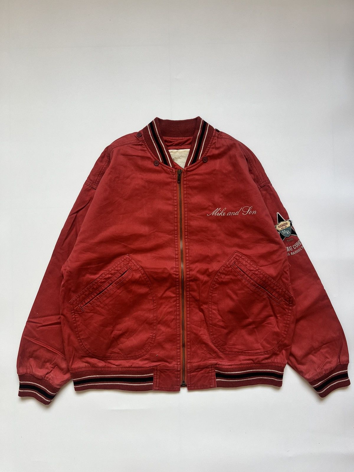 Designer Michel Bachoz Paris Forest Ranger Flying Corps Bomber Jacket Size US L / EU 52-54 / 3 - 2 Thumbnail