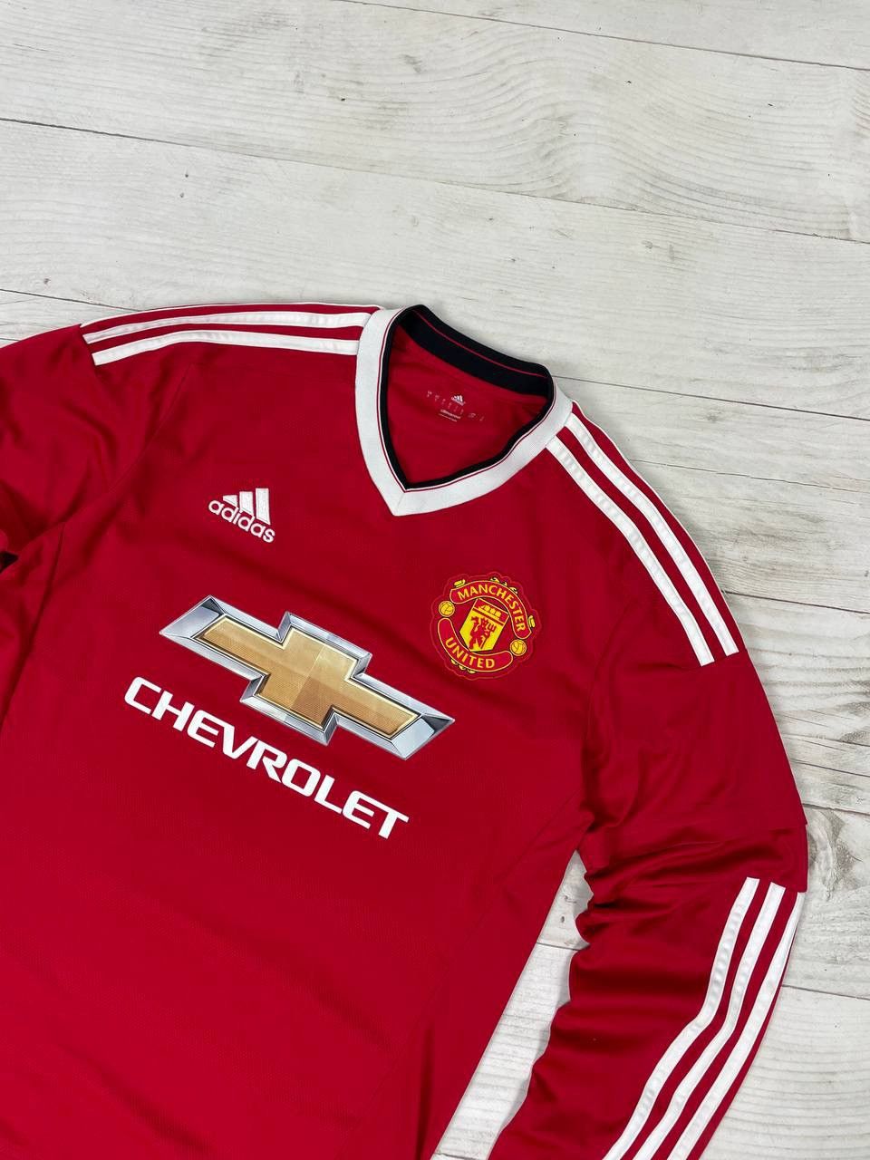 Nike Manchester United 2015 2016 Home Shirt Long Sleeve Jersey Size US S / EU 44-46 / 1 - 2 Thumbnail