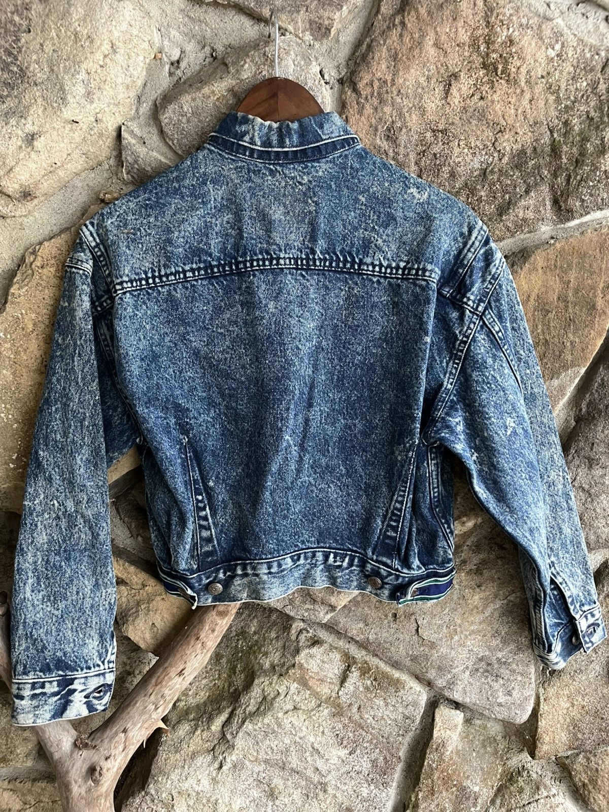 Levi's × Vintage Vintage Levi's Denim Jacket Rare Star logo Size S / US 4 / IT 40 - 2 Thumbnail