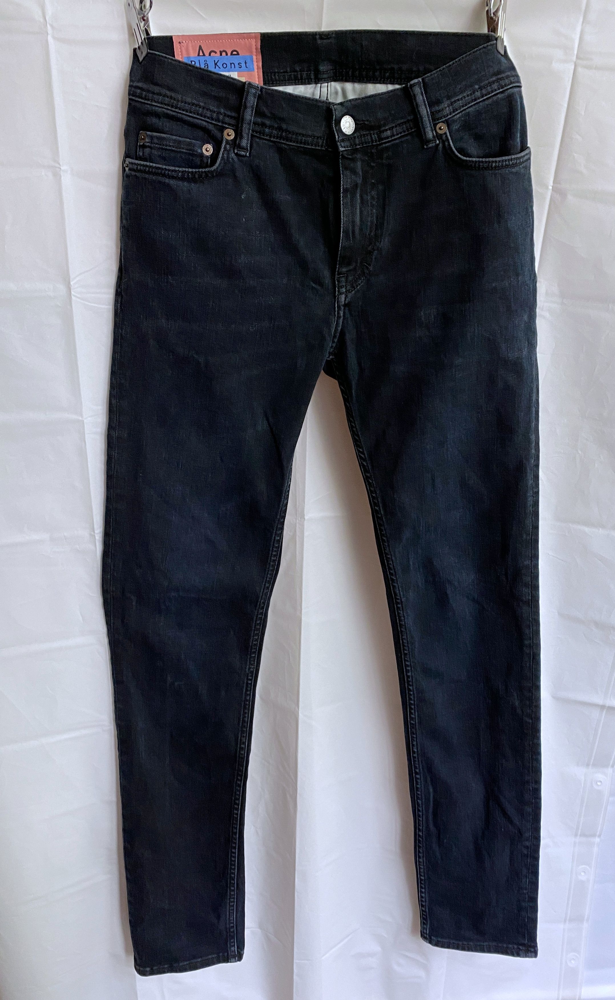 Acne Studios Acne Studios blå konst North Blue Black PAW18 jeans sz 29 32 |  Grailed