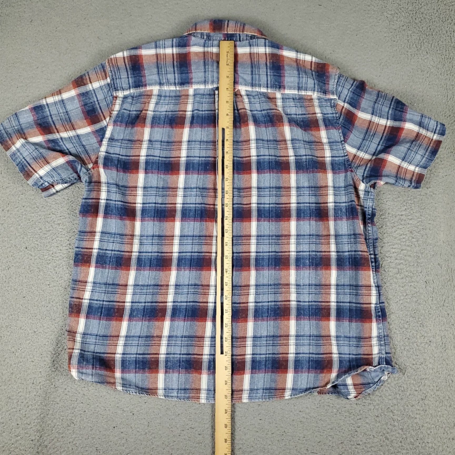 Tommy Bahama VINTAGE Tommy Bahama Shirt Men XL Blue Red Plaid Cotton Short Sleeve Button Up Casual Modern Size US XL / EU 56 / 4 - 3 Thumbnail