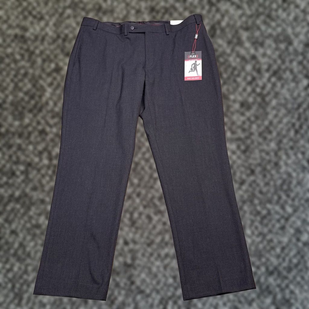 Van Heusen Van Heusen Dress Pants Mens 40x30 Black Slim Stretch Nre Flex Size US 40 / EU 56 - 1 Thumbnail