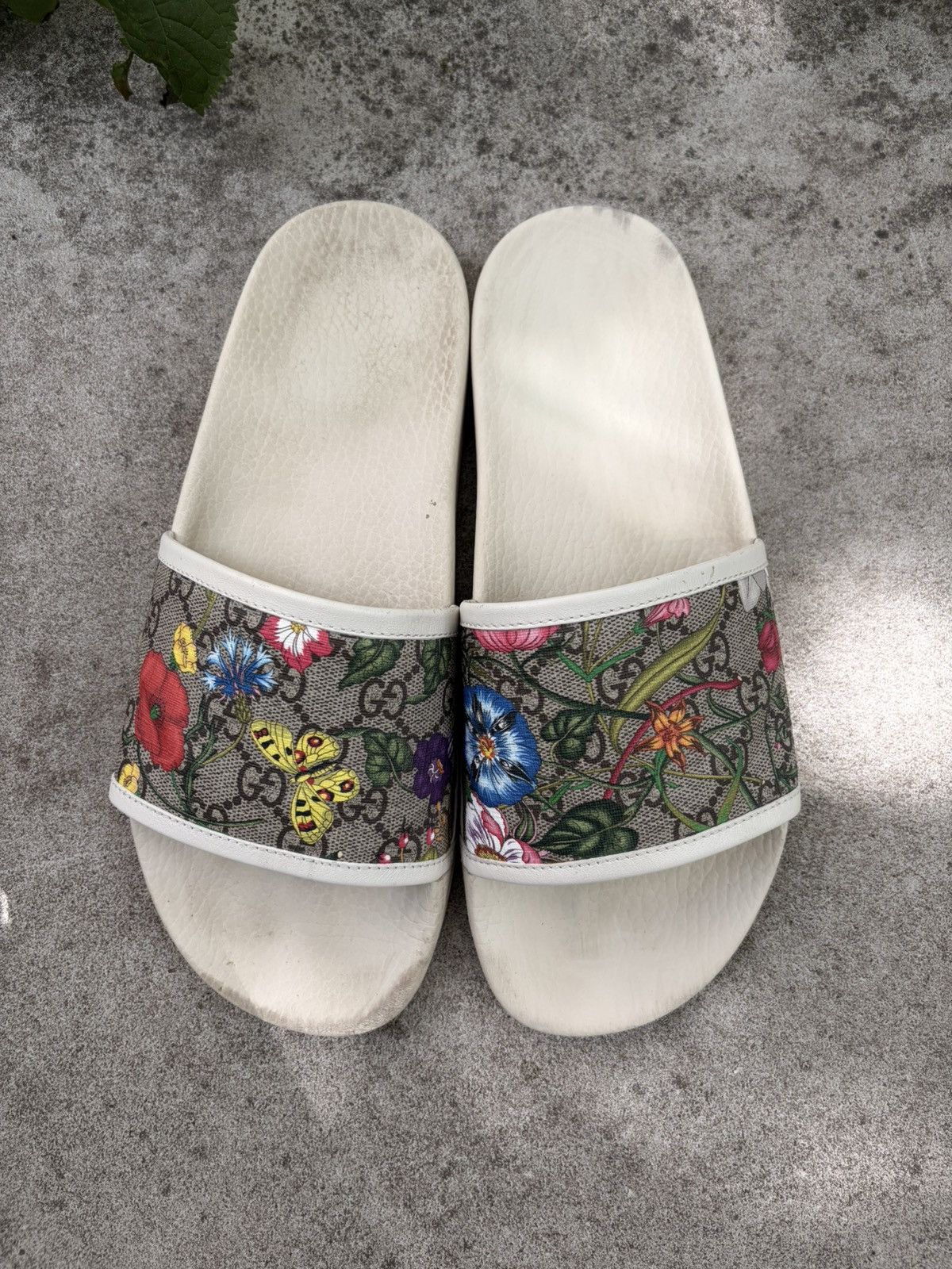 Gucci Gucci GG Supreme Bloom Flora Monogram Slide Sandals US 10 Size US 10 / EU 43 - 4 Thumbnail
