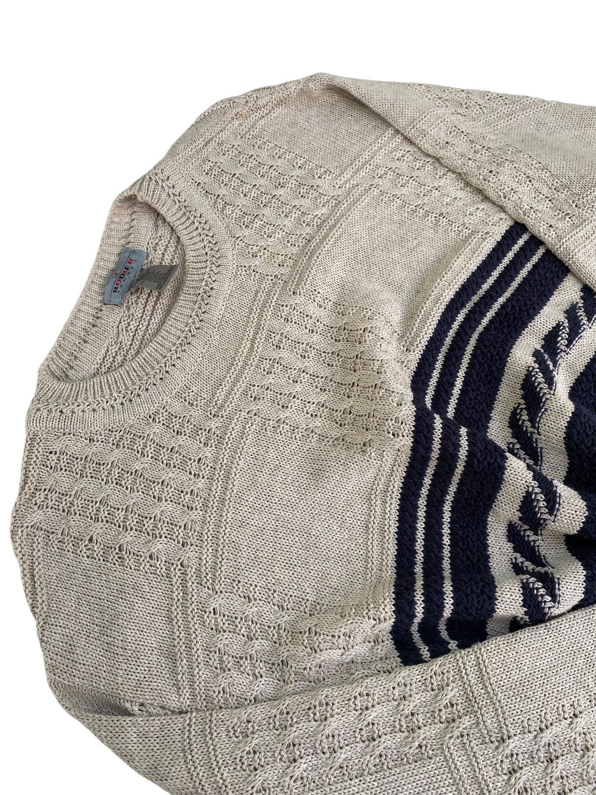 Vintage Vtg Rodier Homme Knitwear Size US L / EU 52-54 / 3 - 3 Thumbnail