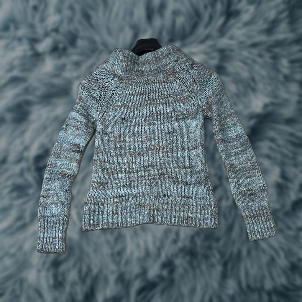 Anthropologie Moth Sweater Shirt Women XS Green Cowl Neck Long Sleeve Made in Italy Pullover Regular Fall Winter Spring Summer Vintage No Size XS / US 0-2 / IT 36-38 - 1 Thumbnail