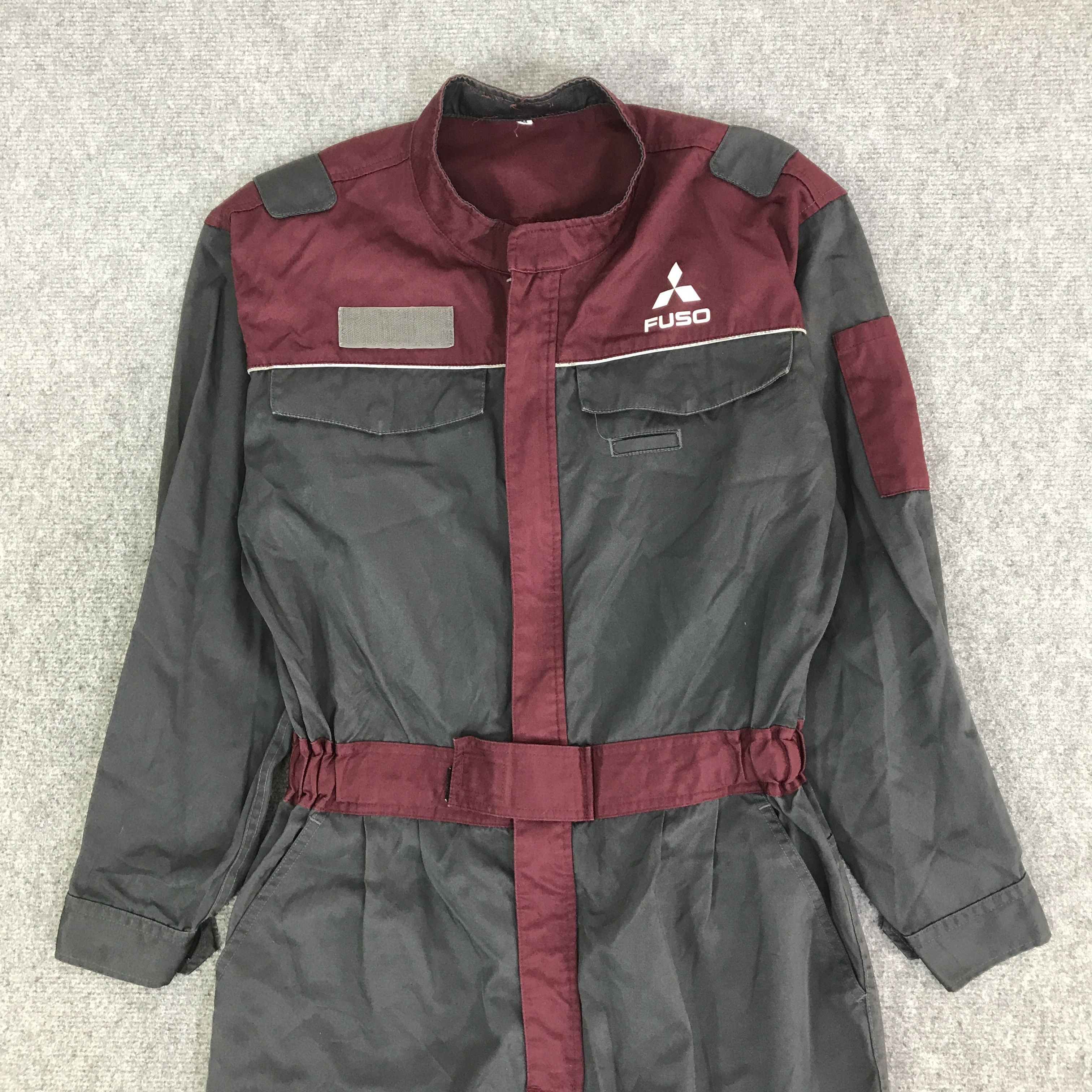 Japanese Brand FUSO MITSUBSHI RACING COVERALL JACKET K121B9 Size US M / EU 48-50 / 2 - 3 Thumbnail