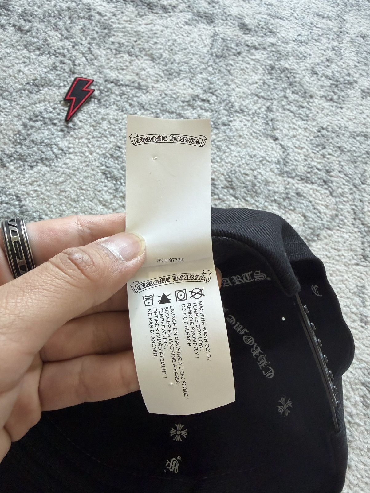Chrome Hearts CH RS3 Baseball Hat Size ONE SIZE - 6 Thumbnail