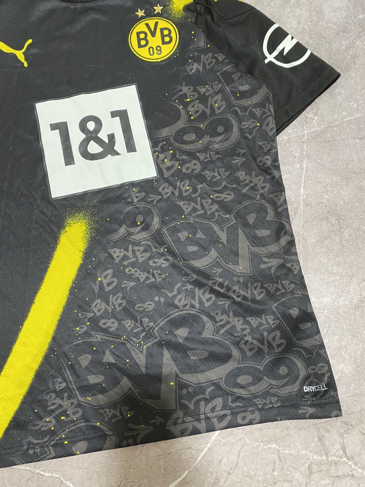 Puma × Vintage Puma 2020/21 Borussia Dortmund BVB Away Football Black Shirt Size US S / EU 44-46 / 1 - 11 Thumbnail