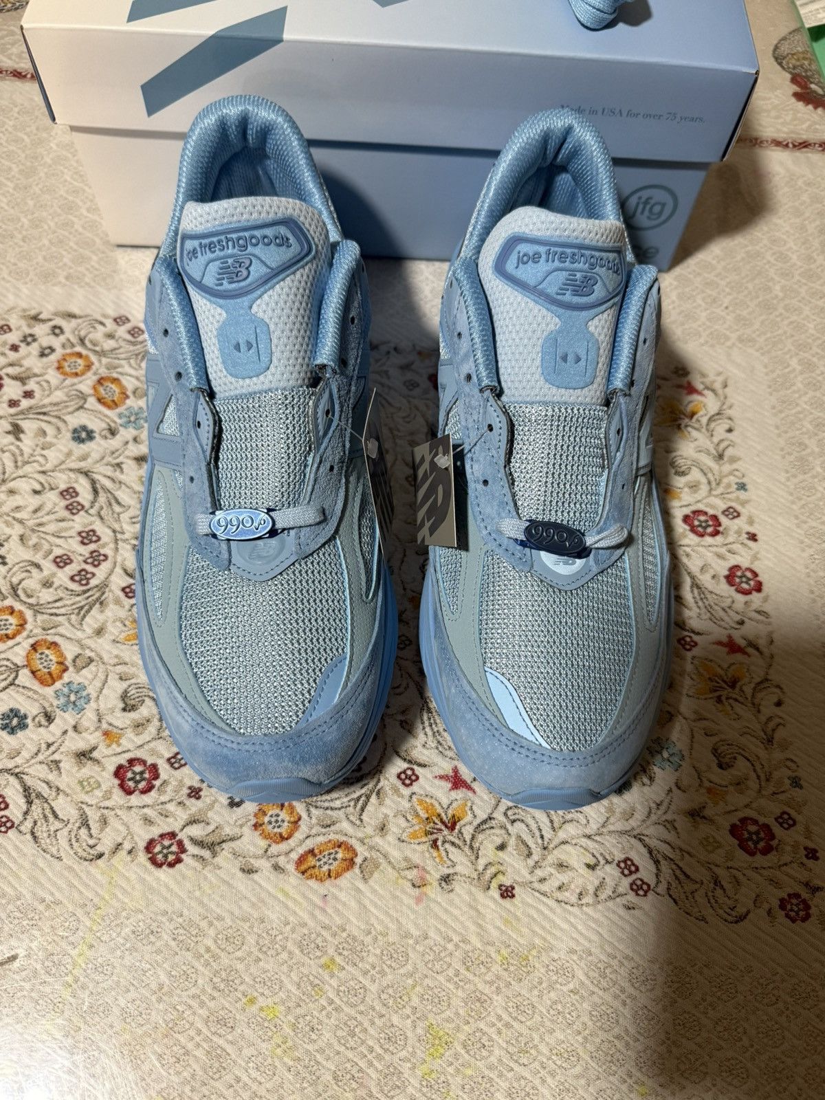 Other NEW BALANCE JOE FRESHGOODS 990V6 MADE IN USA PROM BLUE 11.5 Size US 11.5 / EU 44-45 - 4 Thumbnail
