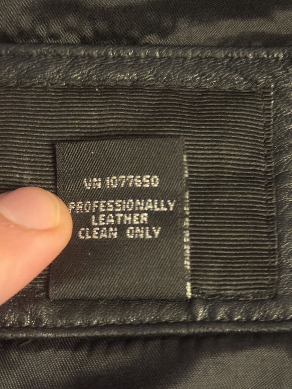 Mossimo Vintage 2000 Black Genuine Leather Jacket Size US M / EU 48-50 / 2 - 6 Thumbnail