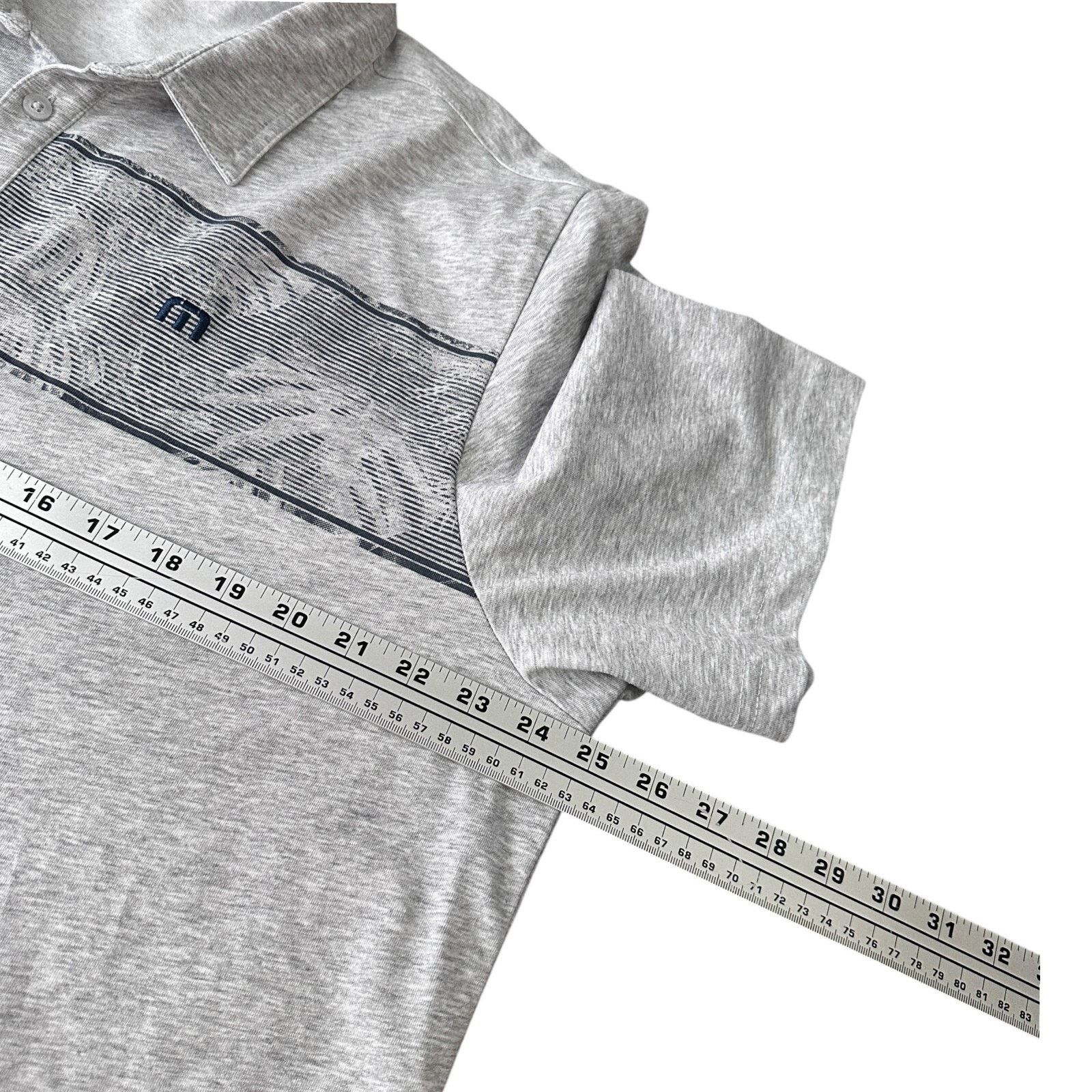 TravisMathew Travis Mathew Make Camp Golf Polo Shirt Men's 2XL XXL Gray Size US XXL / EU 58 / 5 - 8 Thumbnail