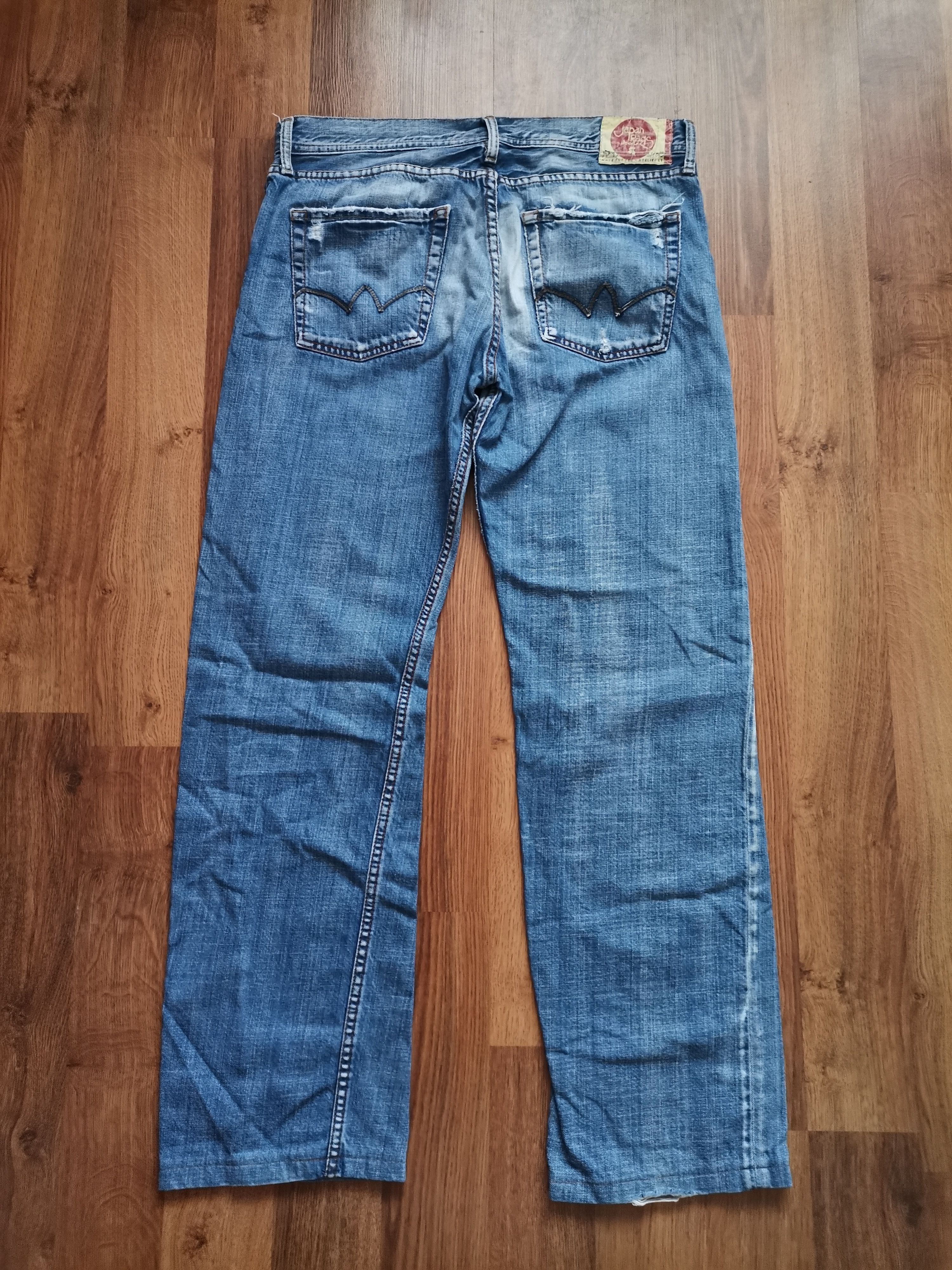 Japan Rags × Japanese Brand × Vintage Vintage Japan Rags Distressed Jeans Size US 34 / EU 50 - 4 Thumbnail