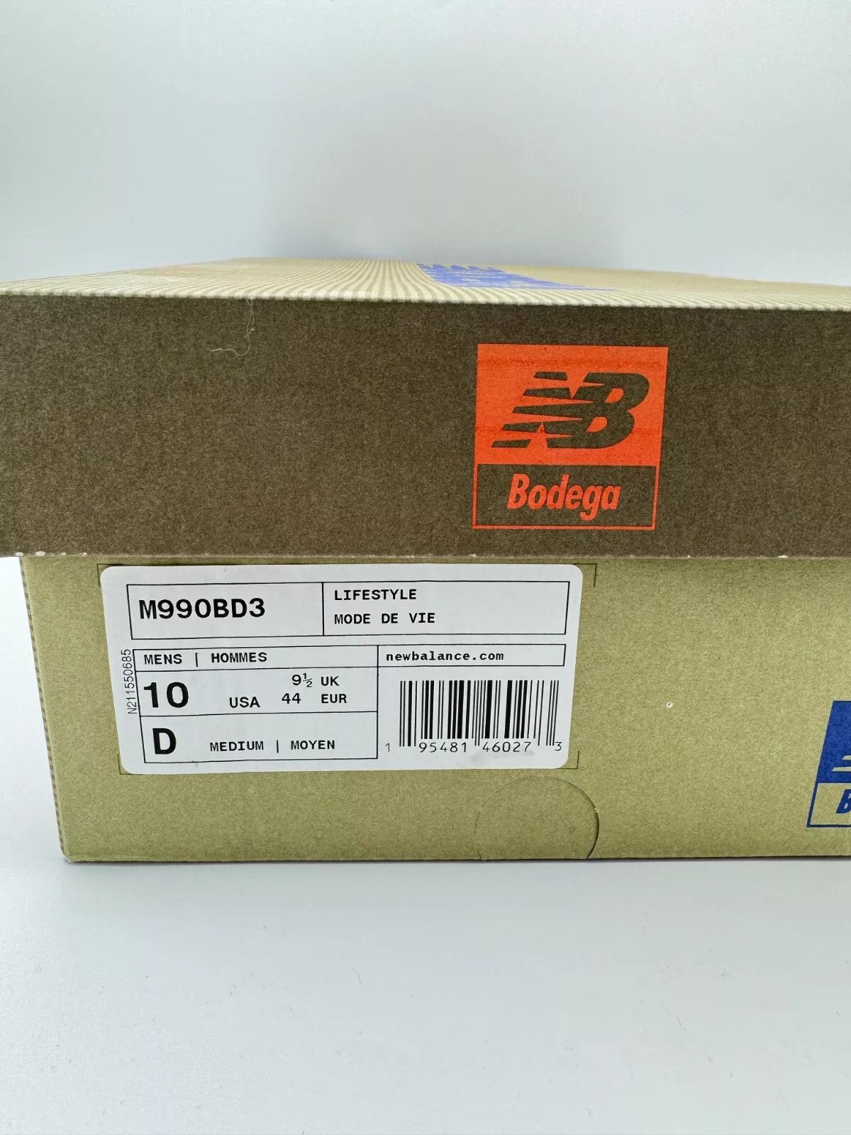 Bodega × New Balance Bodega New Balance 990v3 Here to Stay 15th Anniversary Size US 10 / EU 43 - 7 Thumbnail