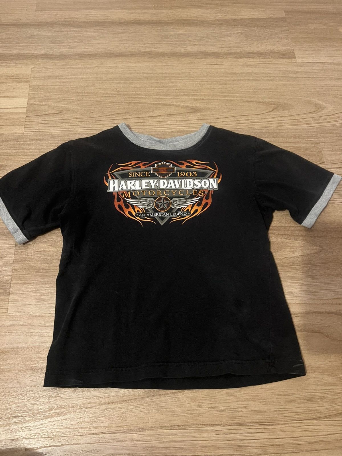 Harley Davidson Harley Davidson cropped tee Size S / US 4 / IT 40 - 1 Thumbnail