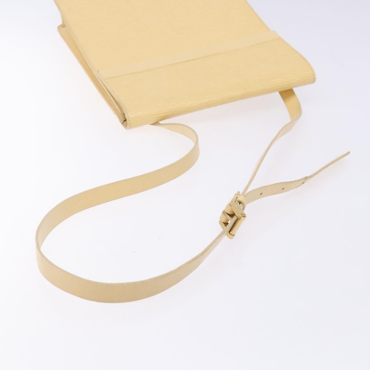 Louis Vuitton LOUIS VUITTON Epi Ramatuelle Shoulder Bag Cream Vanilla Size ONE SIZE - 7 Thumbnail