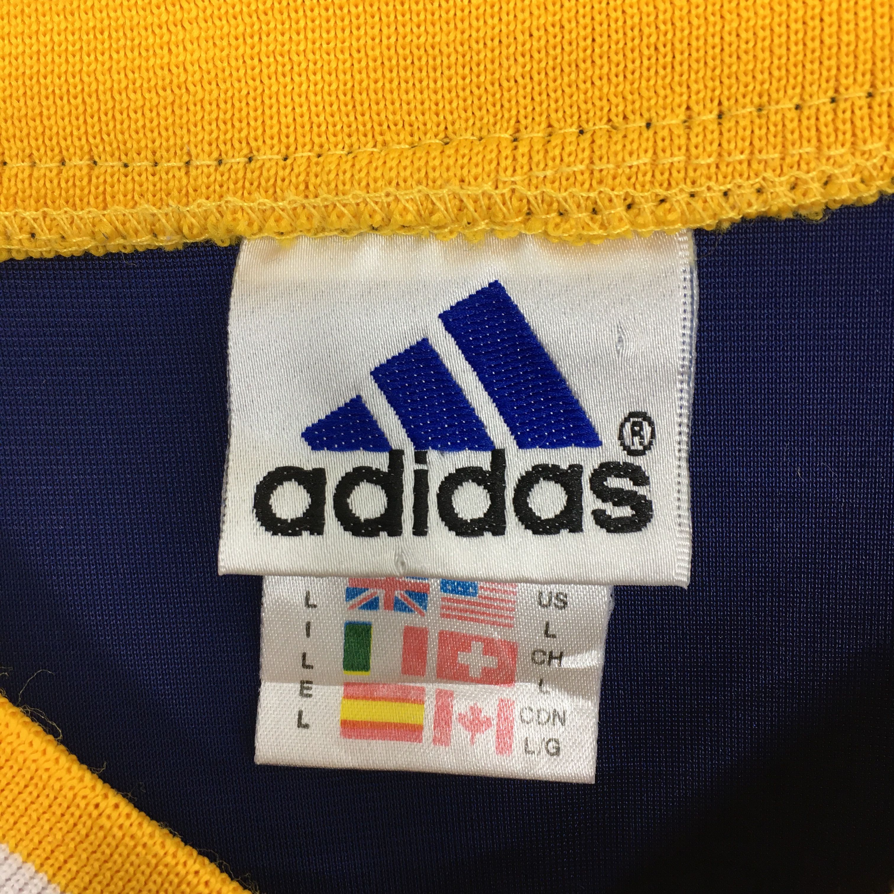 Adidas × Sports Specialties Vintage 90's Soccer Adidas Equipment Blue Jersey Large Size US L / EU 52-54 / 3 - 6 Thumbnail