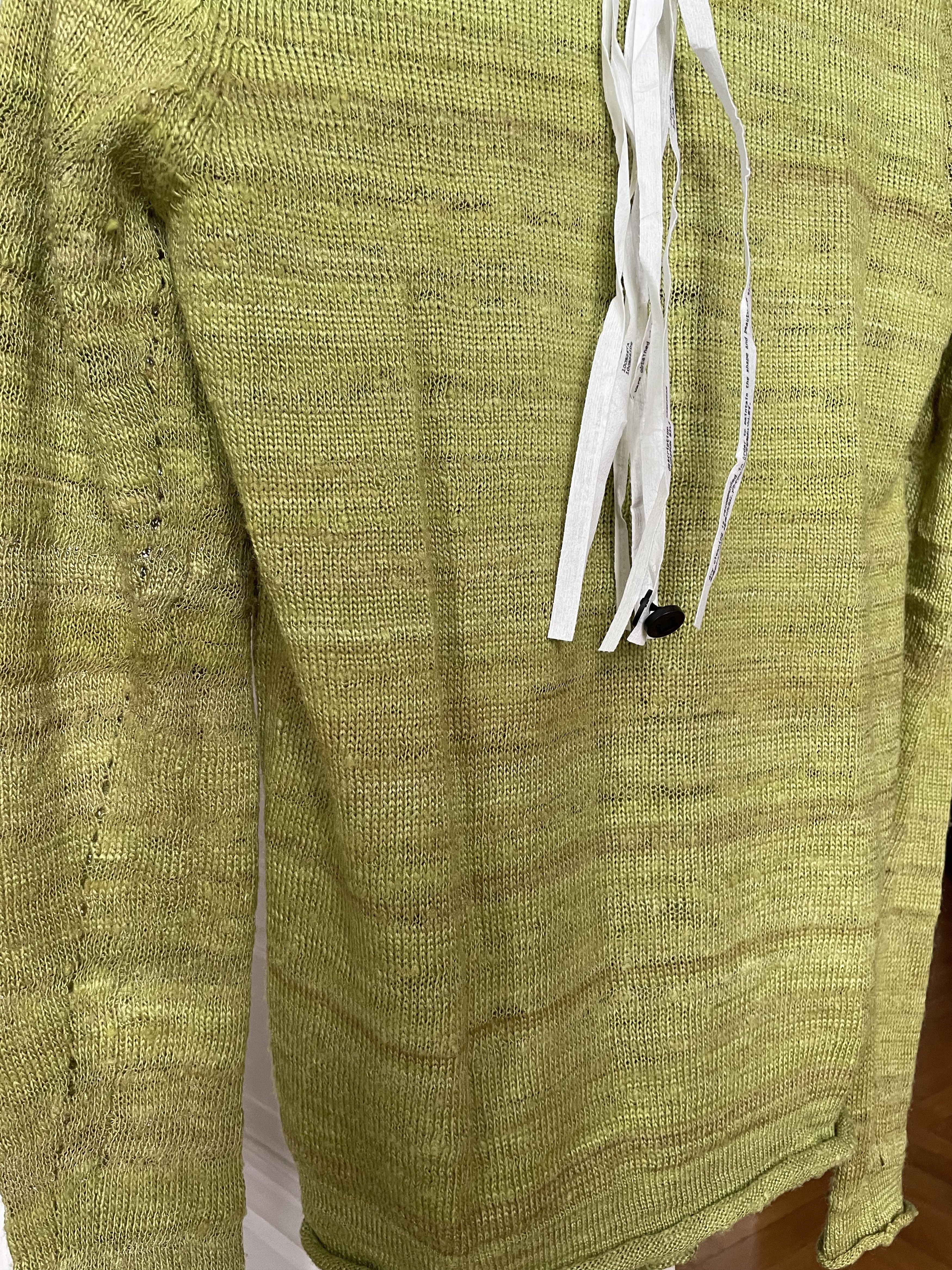 Label Under Construction LABEL UNDER CONSTRUCTION HANDSPUN SILK CARDIGAN SIZE-M Size US M / EU 48-50 / 2 - 11 Thumbnail