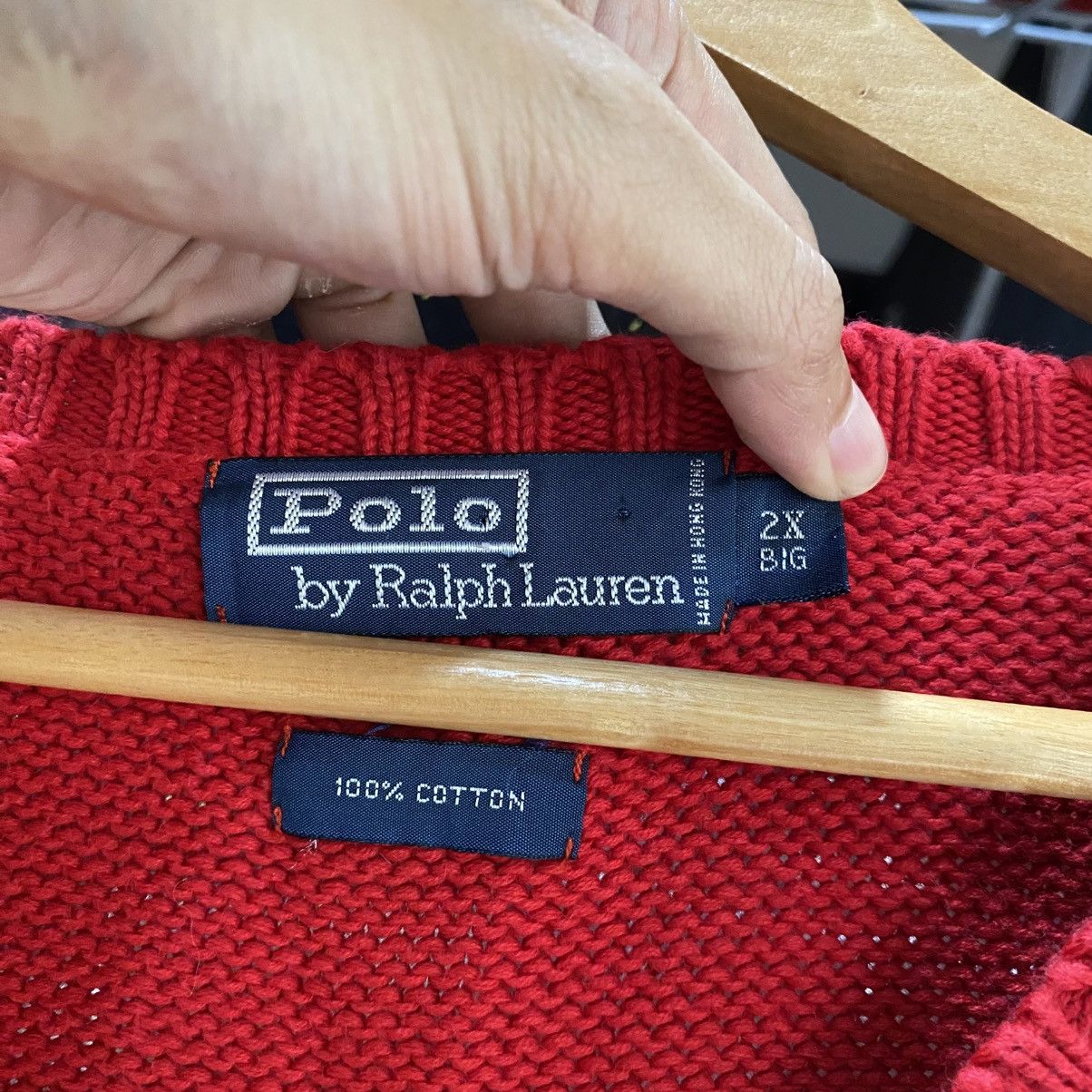 Polo Ralph Lauren Vintage 90s Polo Ralph Lauren Polo Small Pony Knitwear Vest Size US XXL / EU 58 / 5 - 6 Thumbnail