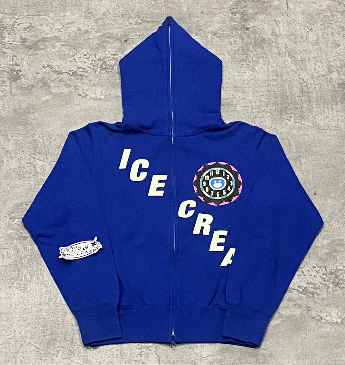 Billionaire Boys Club BBC Ice Cream GITD Blue Hoodie Size US XS / EU 42 / 0 - 1 Thumbnail